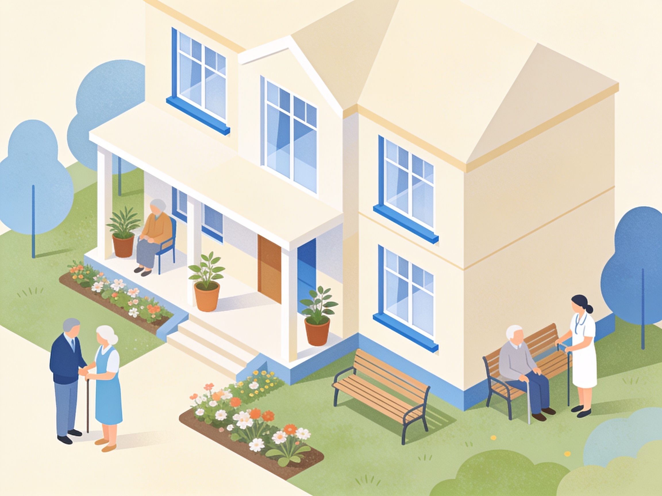 Residential Care — AI illustration