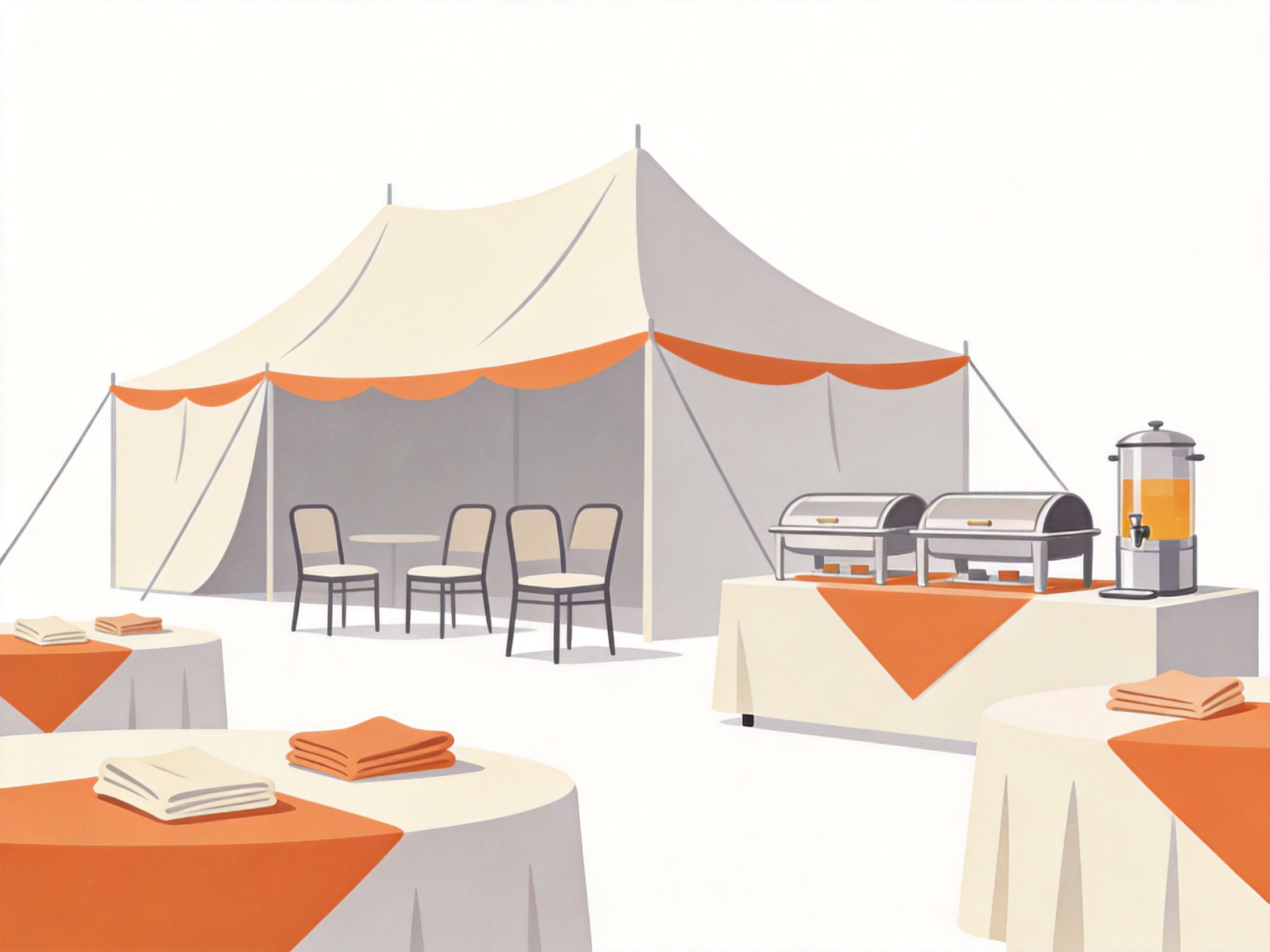 Eventverleih — AI illustration