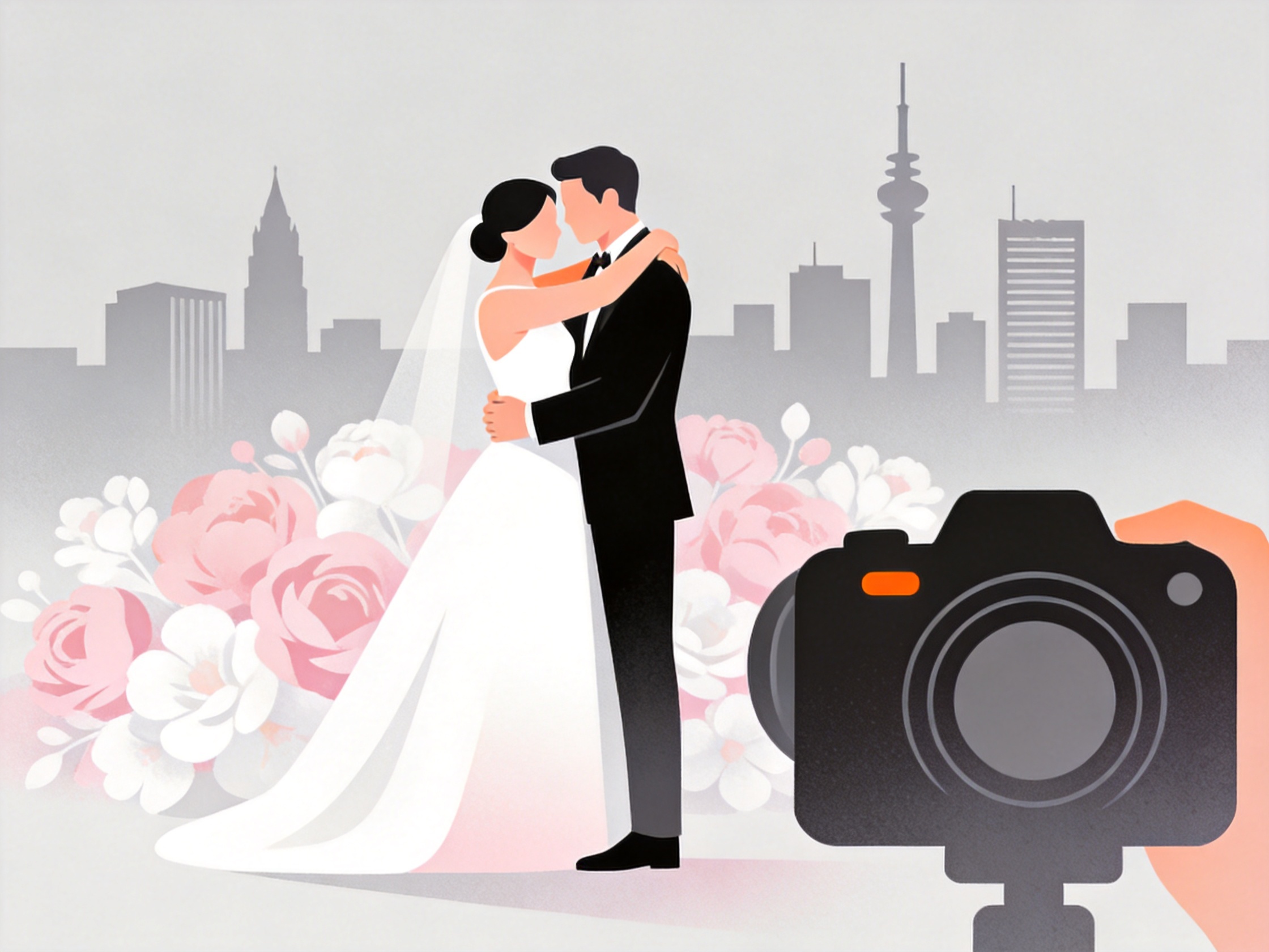 Hochzeitsfotograf — AI illustration