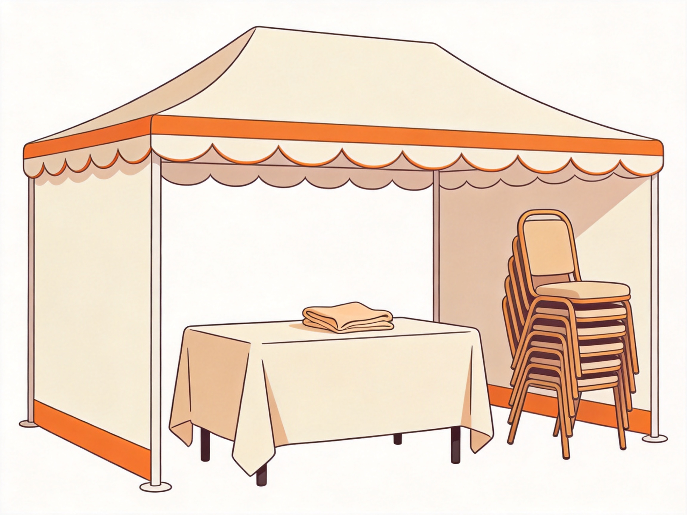 Eventverleih — AI illustration