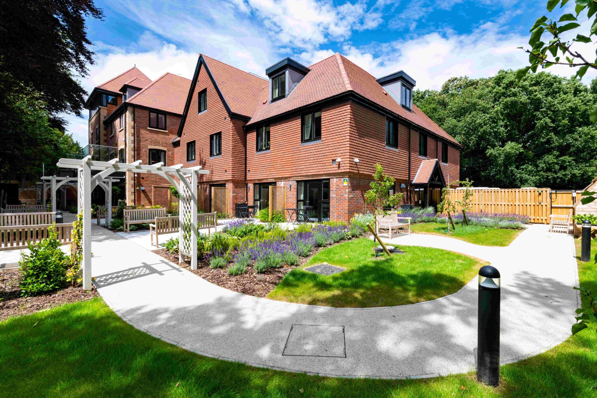 Merriman Grange Care Home and garden