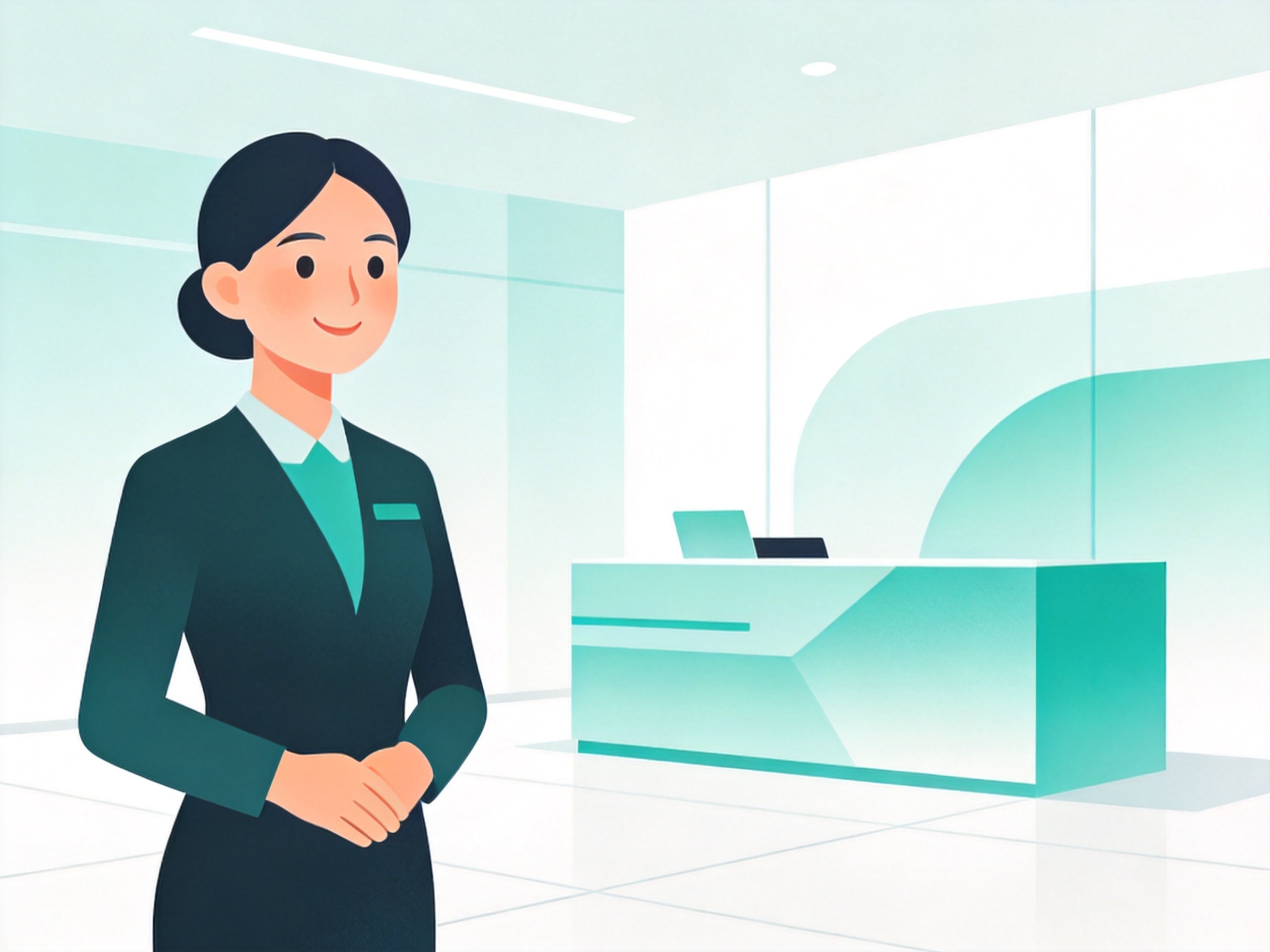 AI Receptionist — AI illustration