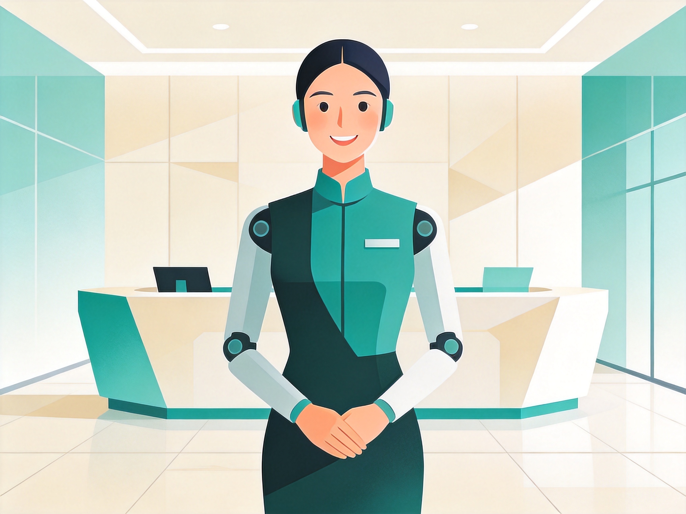AI Receptionist — AI illustration
