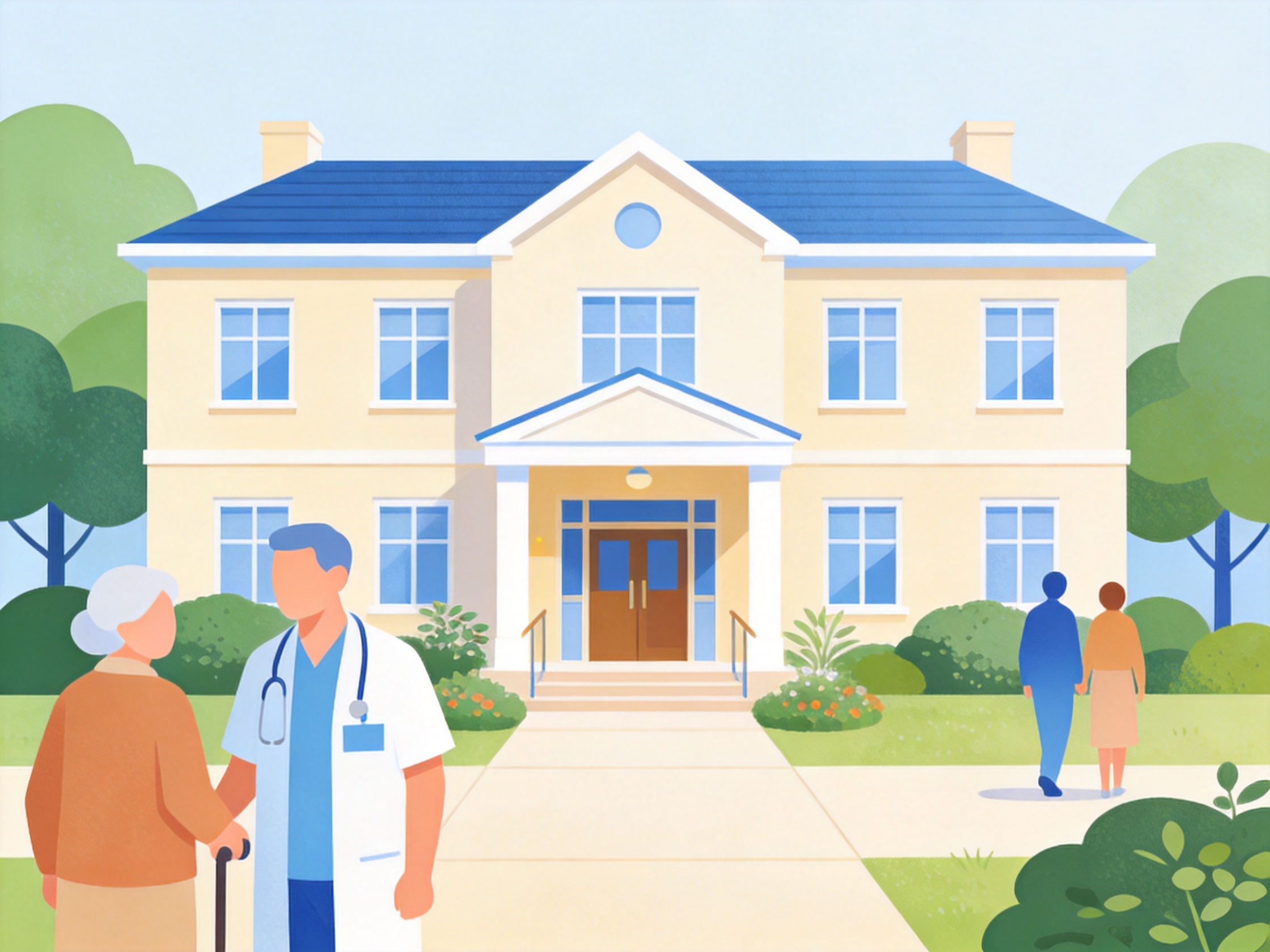 Residential Care Home — AI illustration