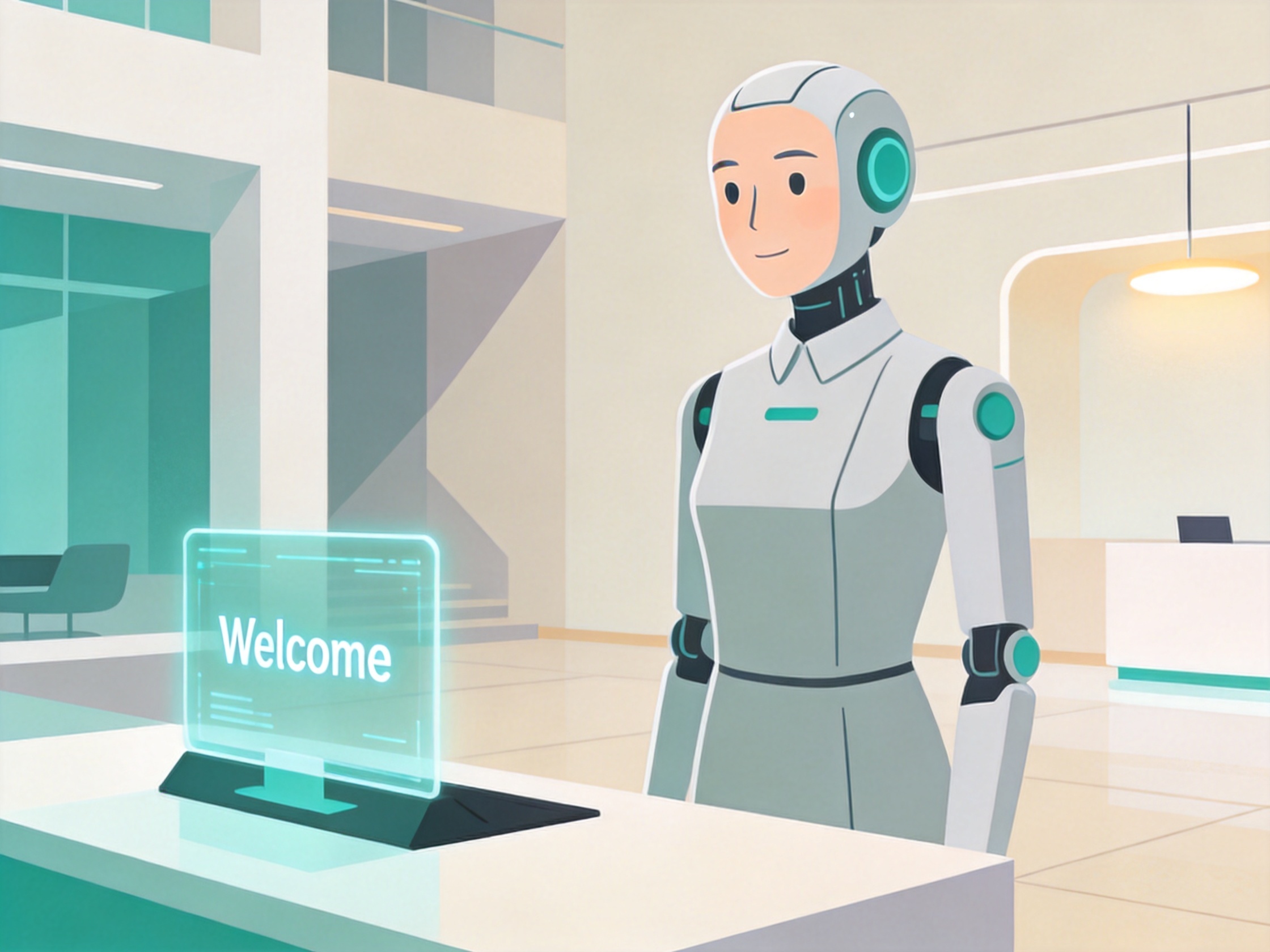 AI Receptionist — AI illustration