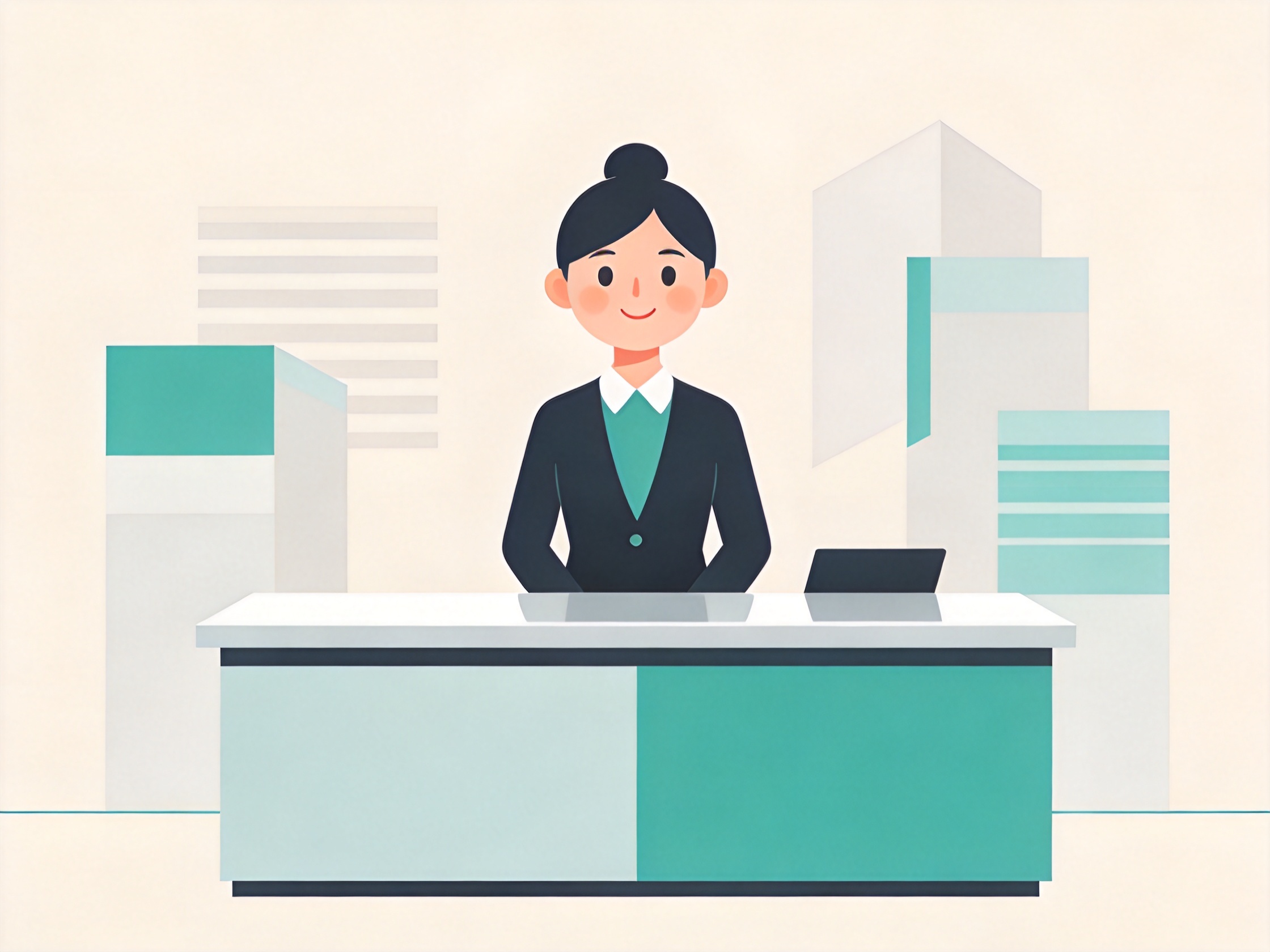 AI Receptionist — AI illustration