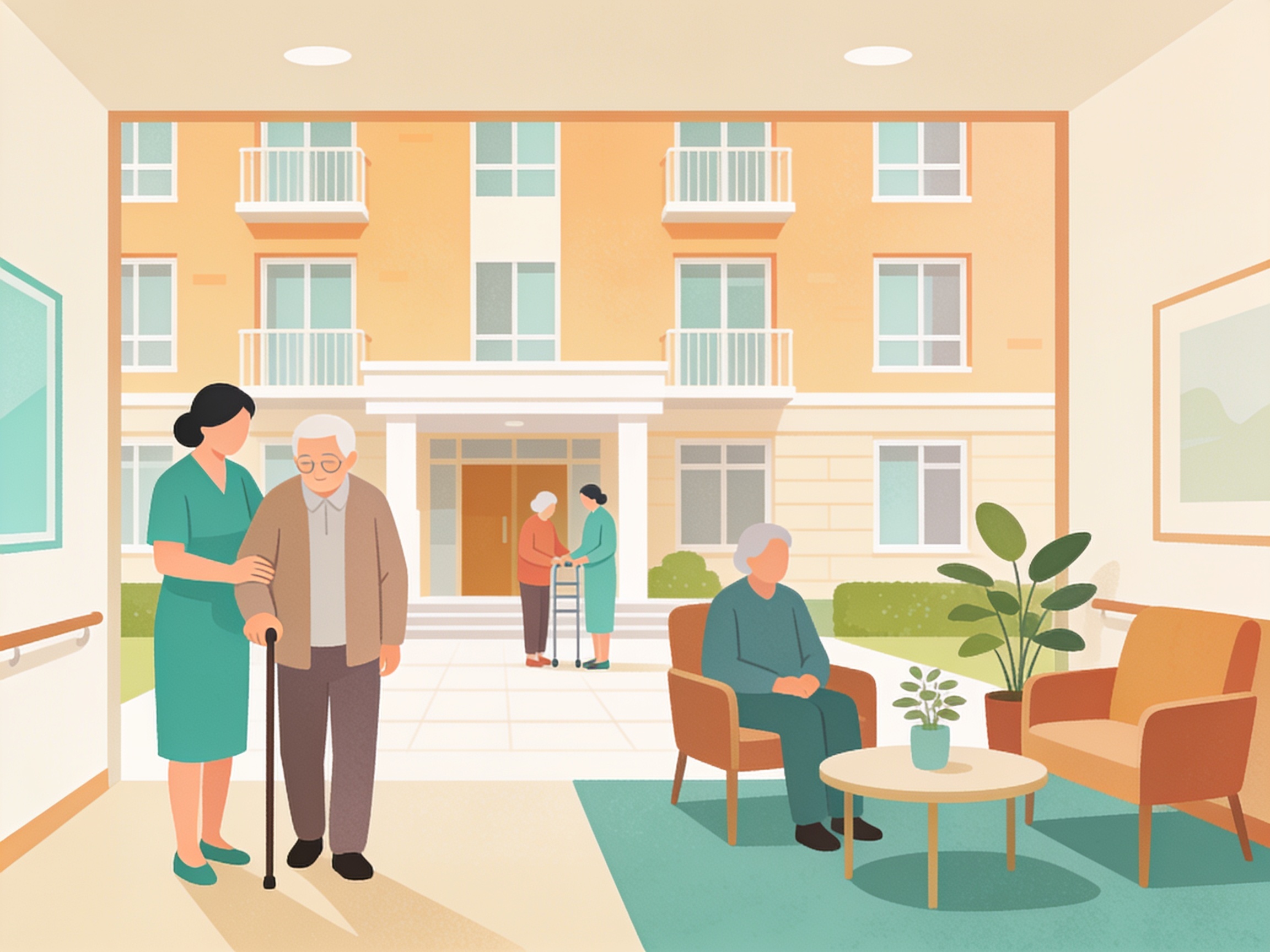 Residential Care — AI illustration