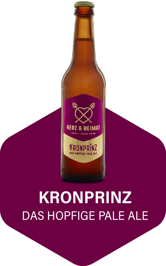 Kronprinz, das hopfige Pale Ale von Herz und Heimat