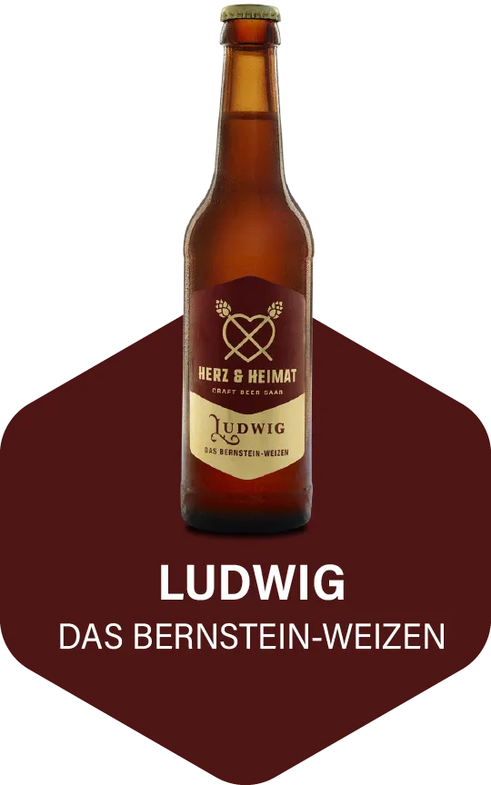 Ludwig, das Bernstein-Weizen von Herz und Heimat