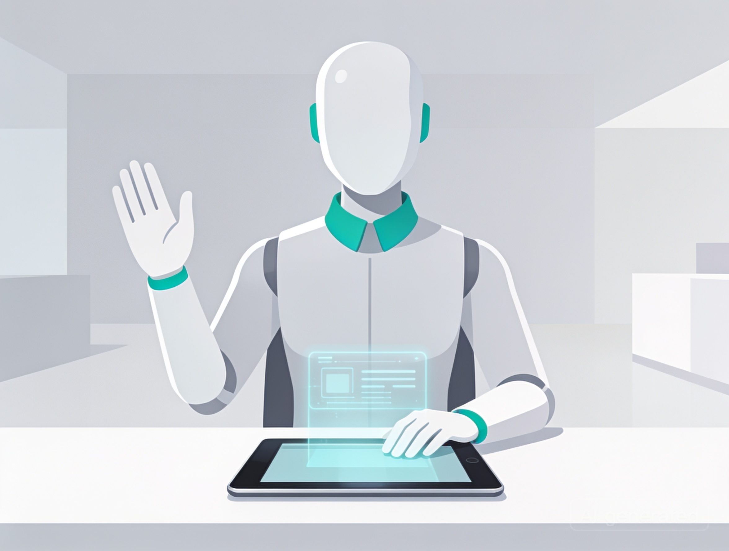 AI Receptionist — AI illustration