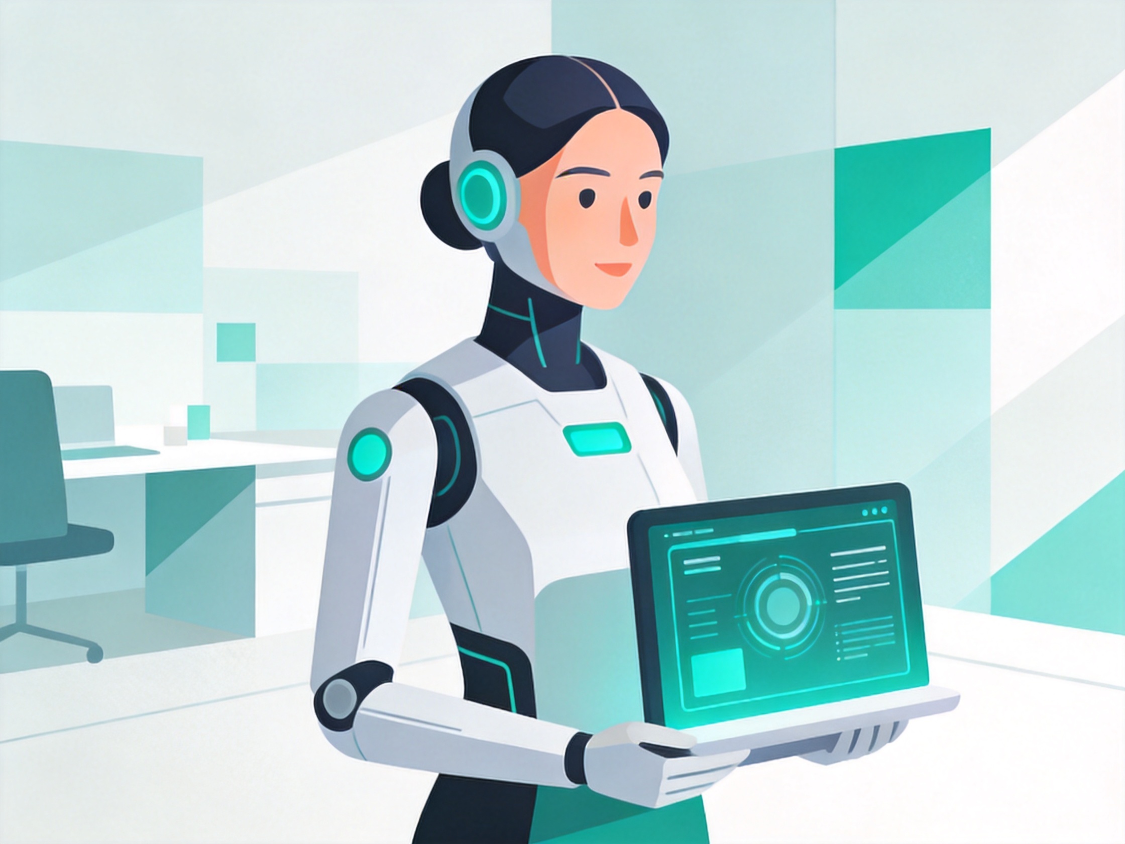 AI Receptionist — AI illustration