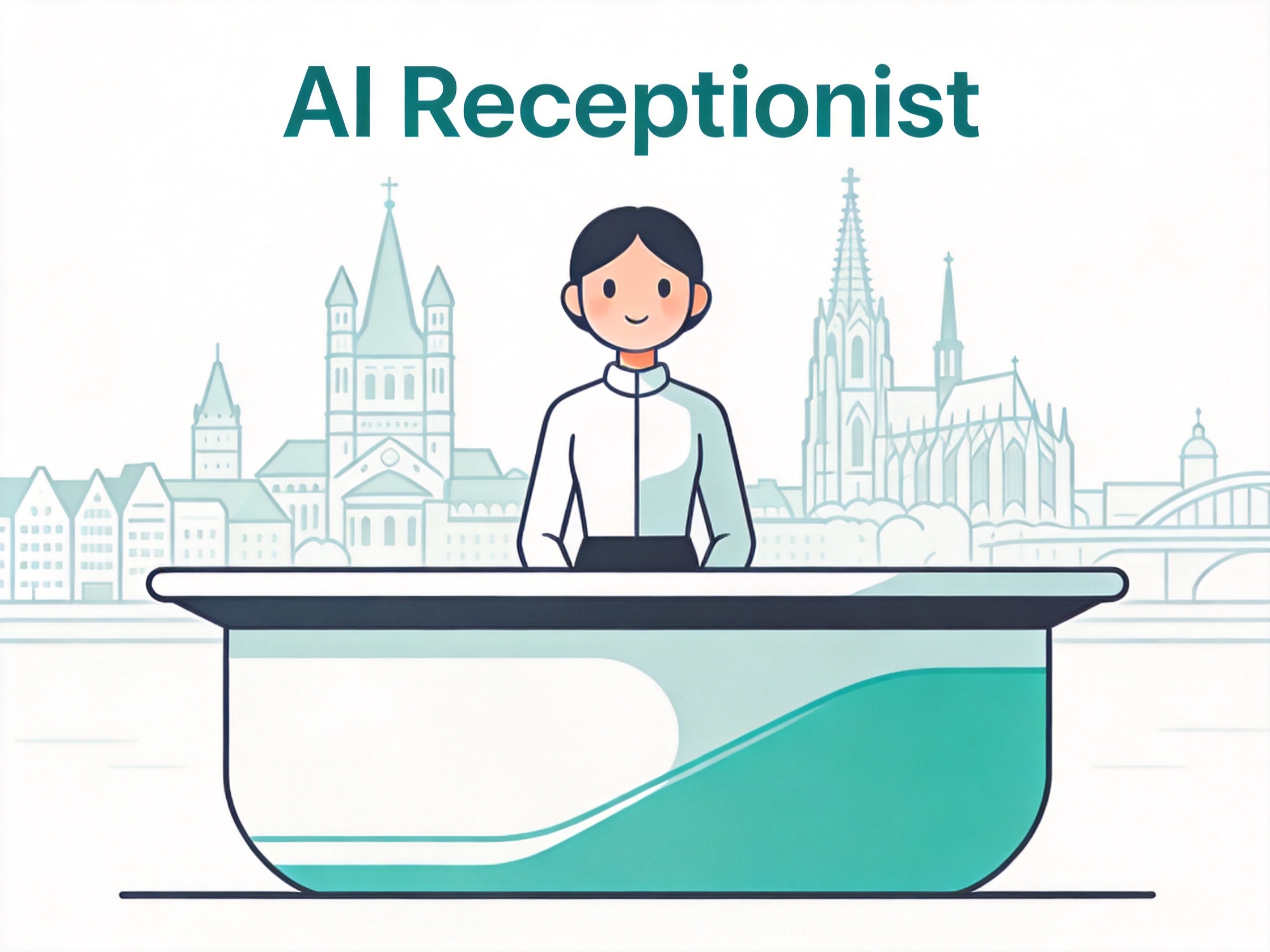 AI Receptionist — AI illustration