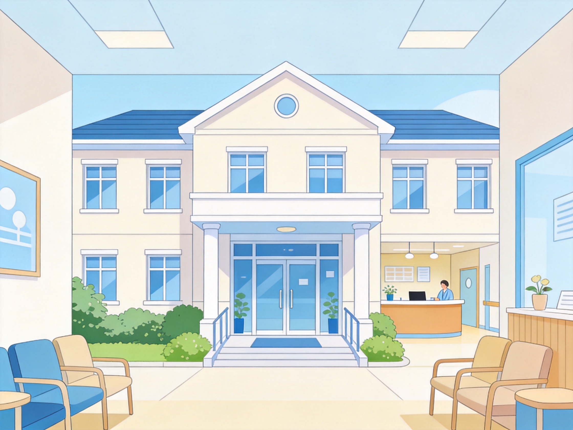 Residential Care Home — AI illustration