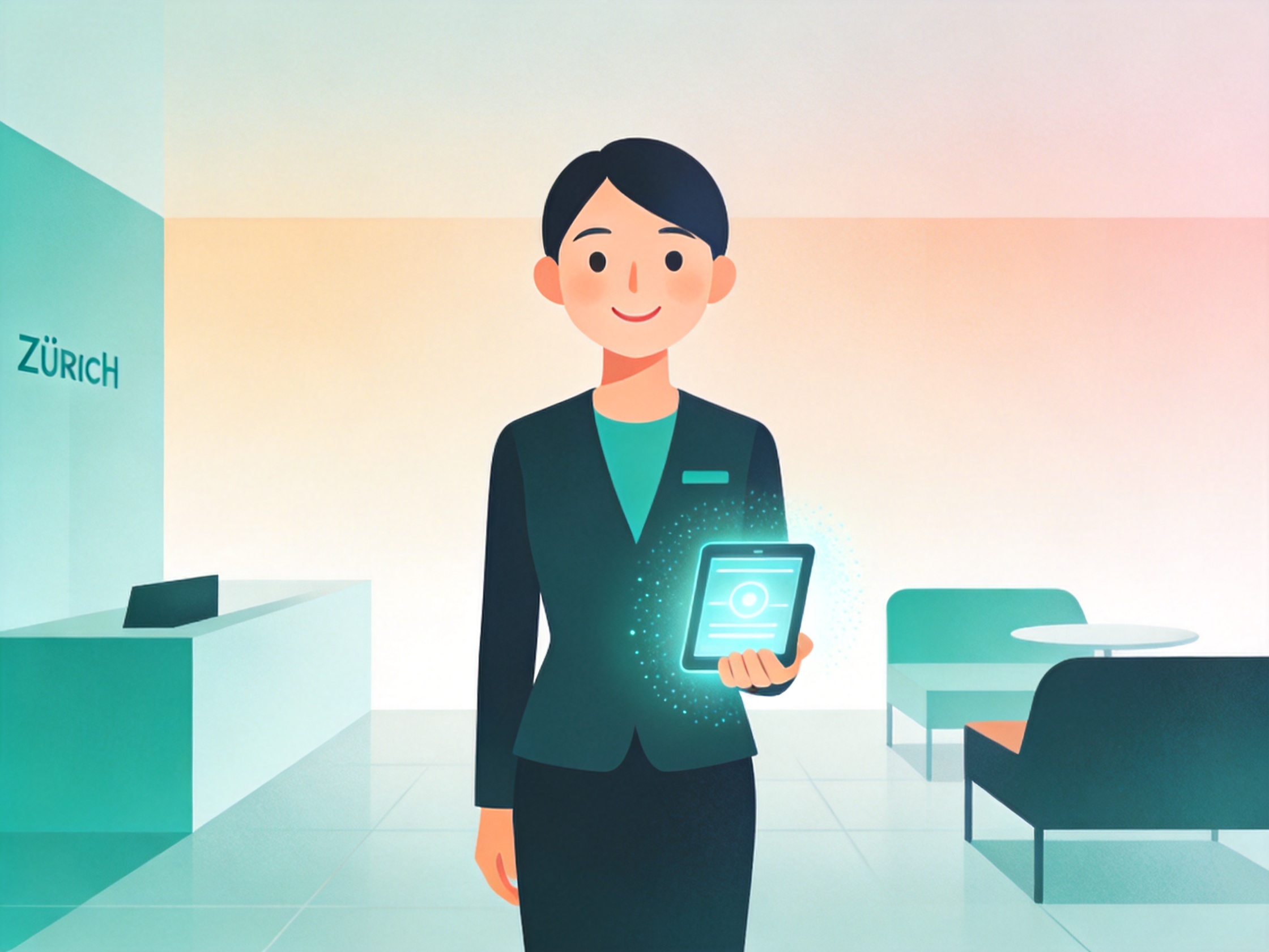 AI Receptionist — AI illustration