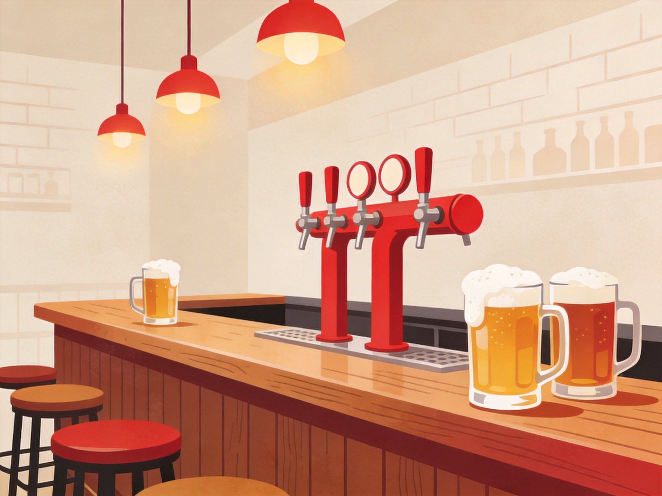Brewery Tavern — AI illustration