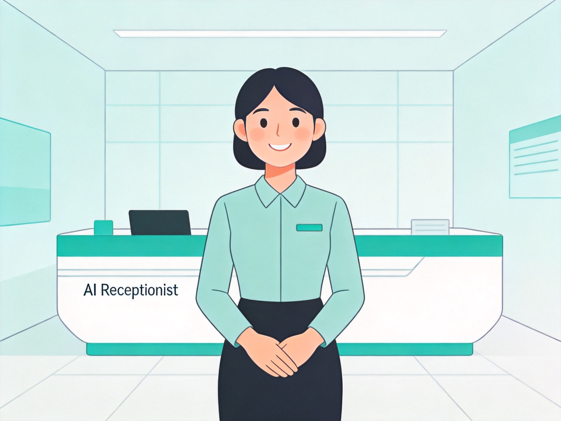 AI Receptionist — AI illustration
