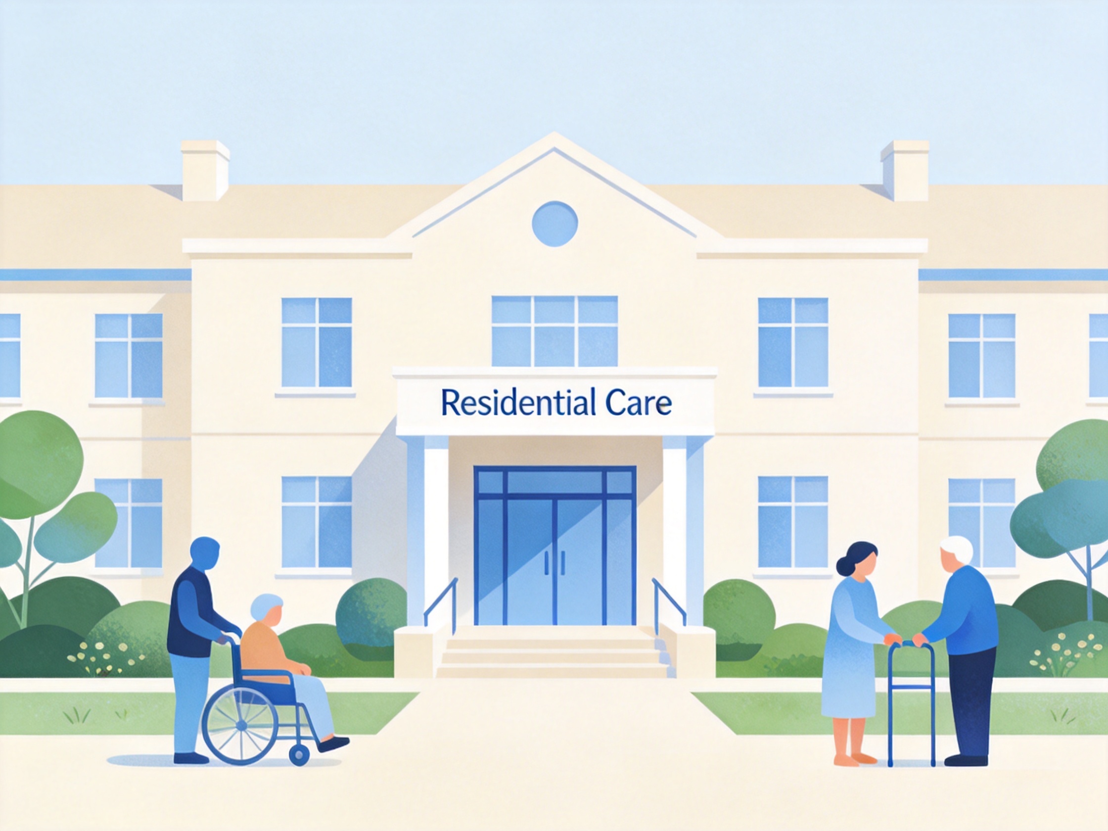 Residential Care — AI illustration