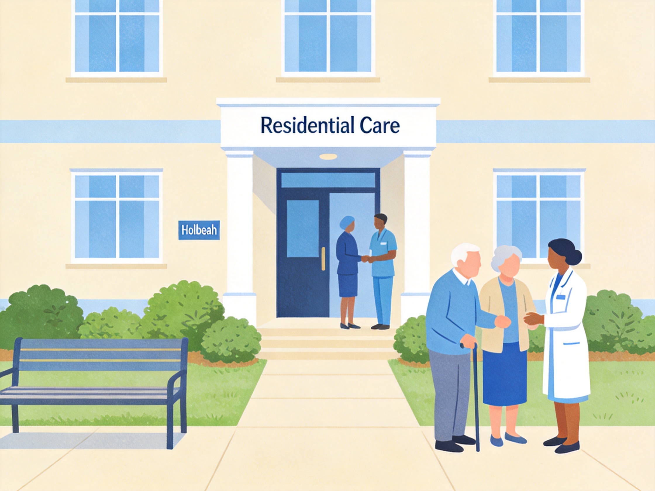 Residential Care — AI illustration