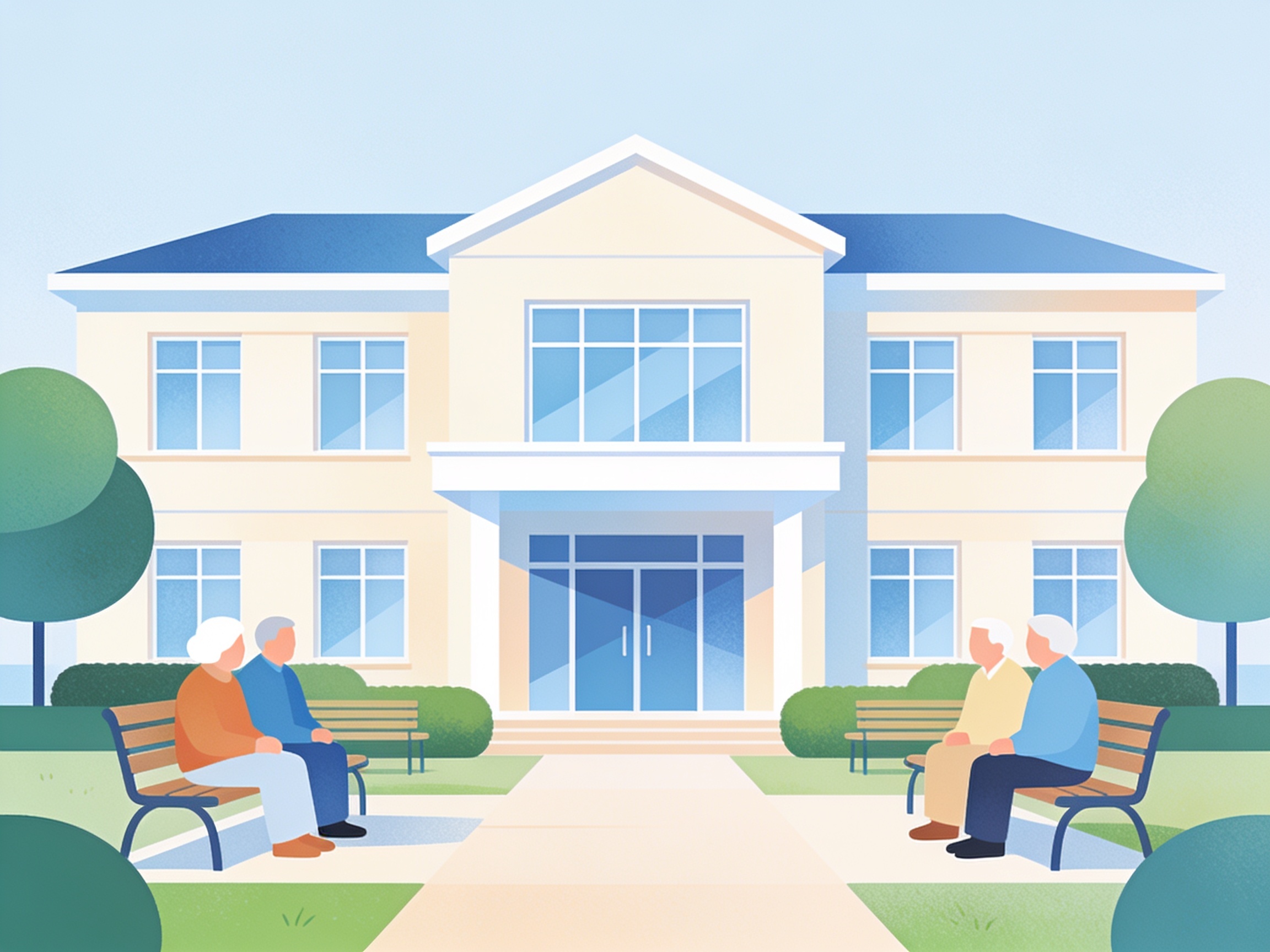 Nursing Home — AI illustration