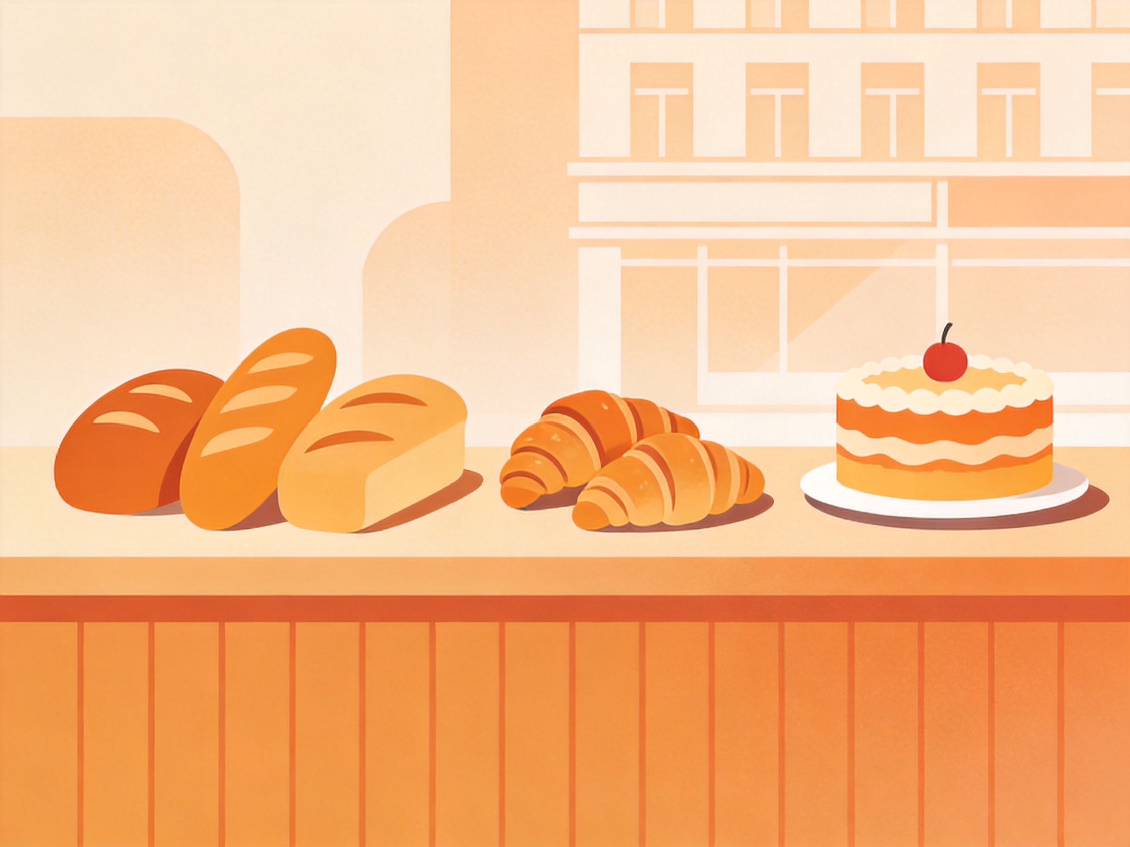 Bäckerei — AI illustration