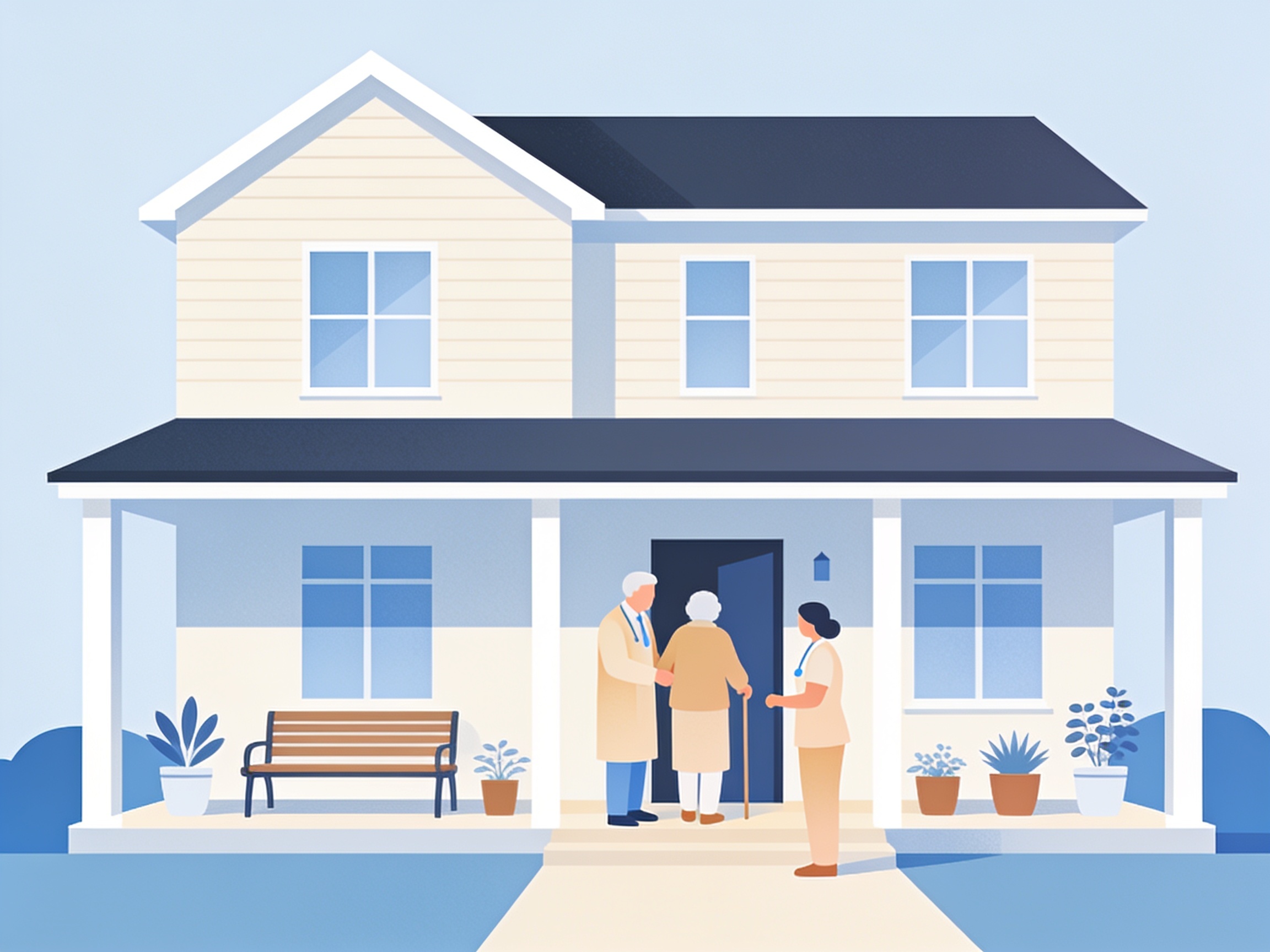 Residential Care — AI illustration