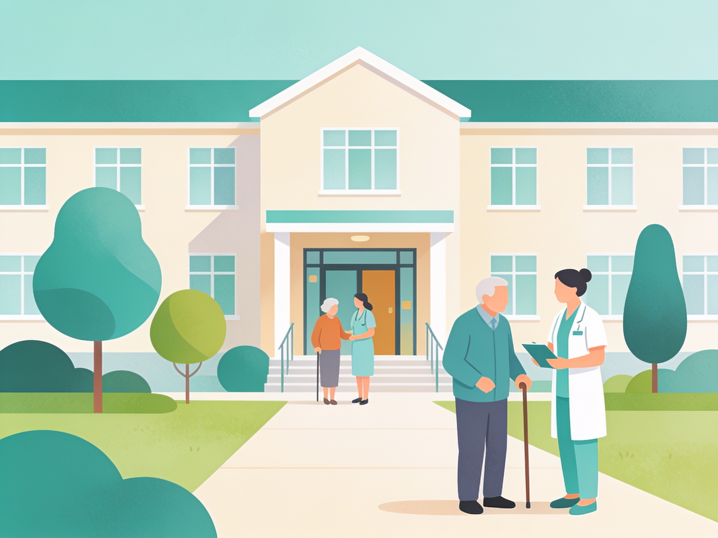 Residential Care — AI illustration