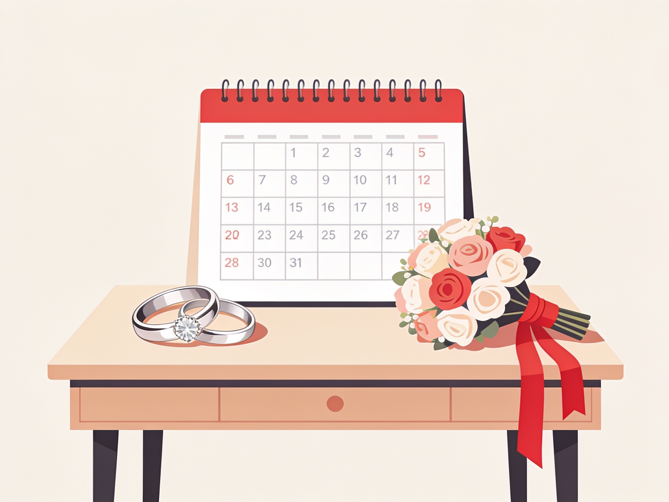 Hochzeitsplaner — AI illustration