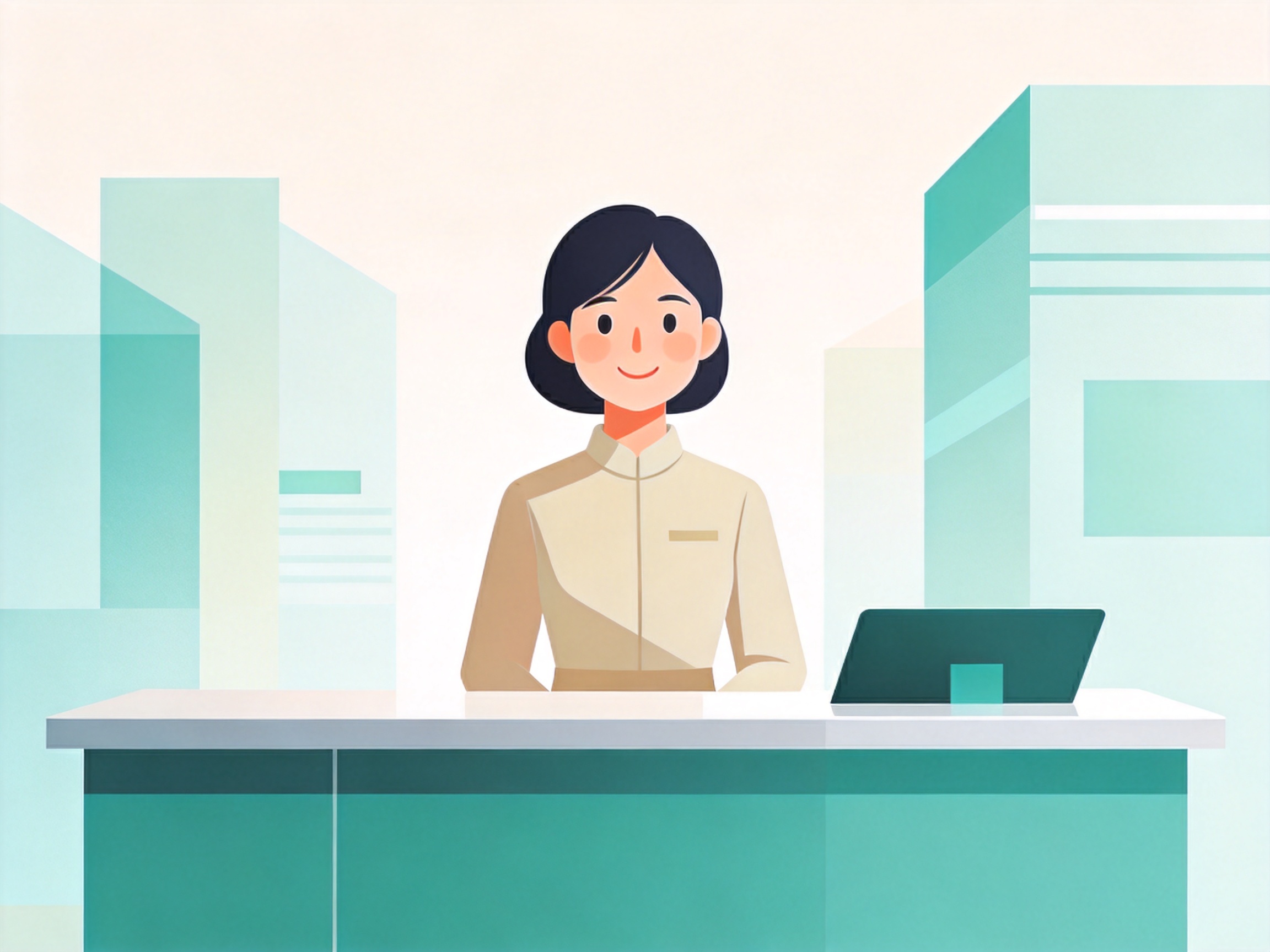 AI Receptionist — AI illustration