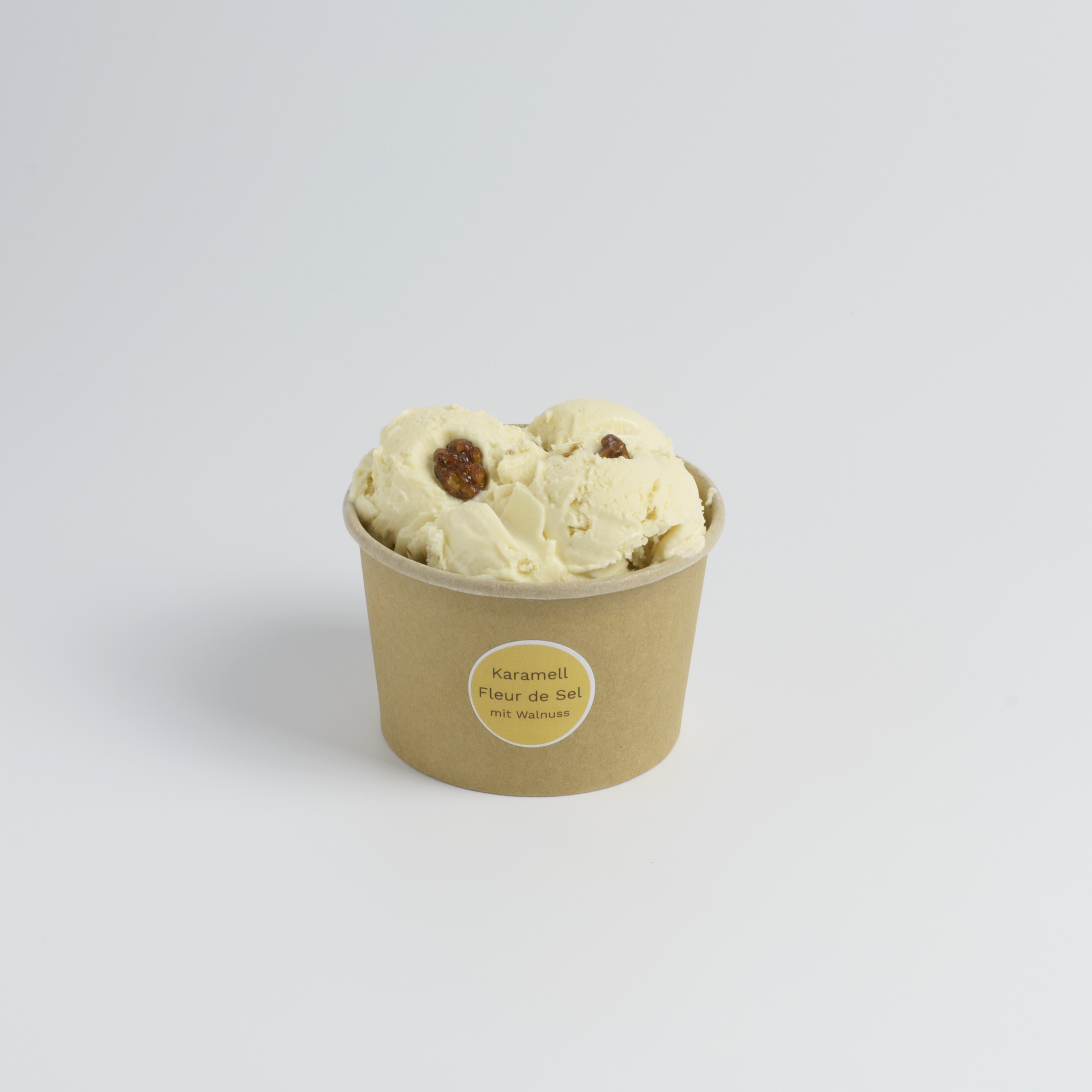 Karamell Fleur de Sel mit karamellisierten Walnüssen