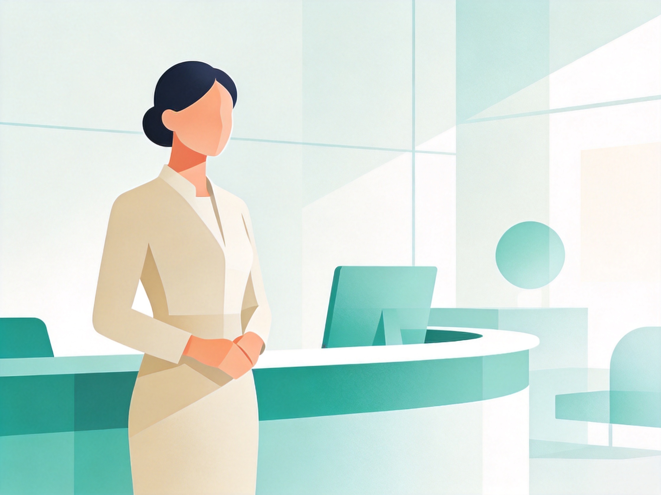 AI Receptionist — AI illustration