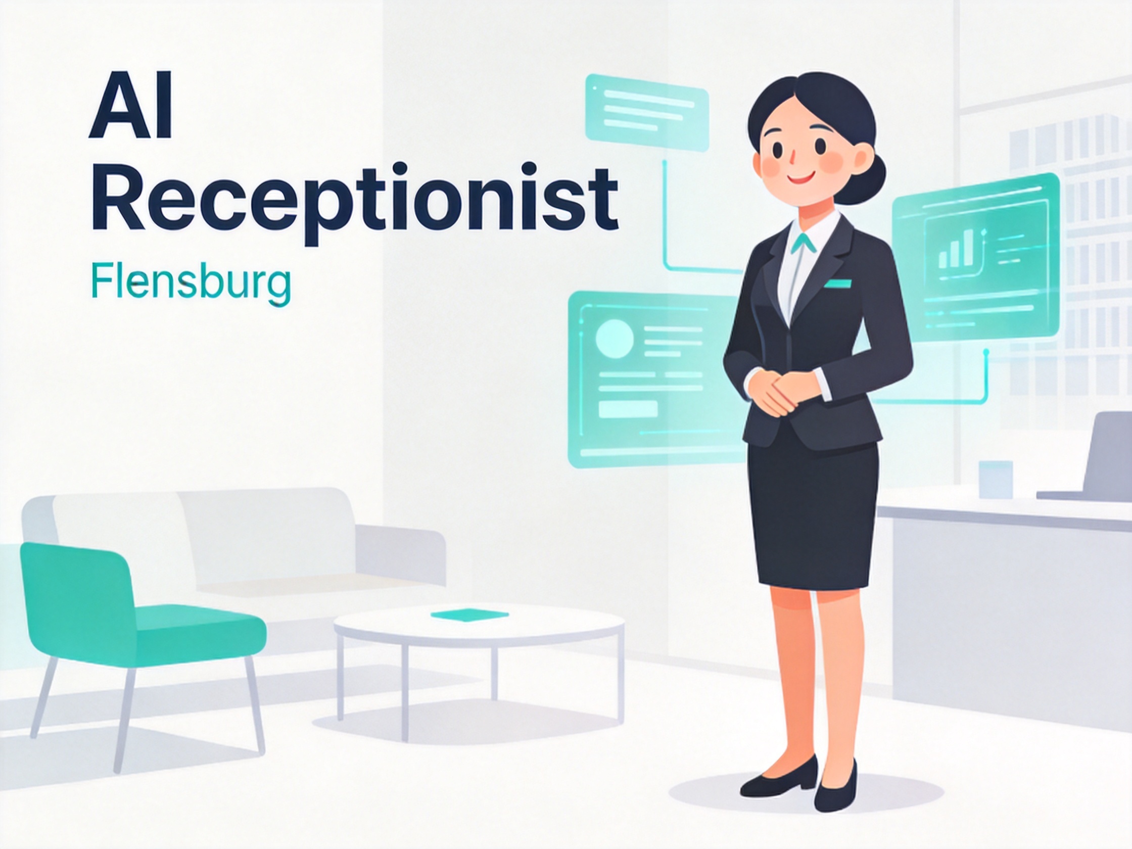 AI Receptionist — AI illustration