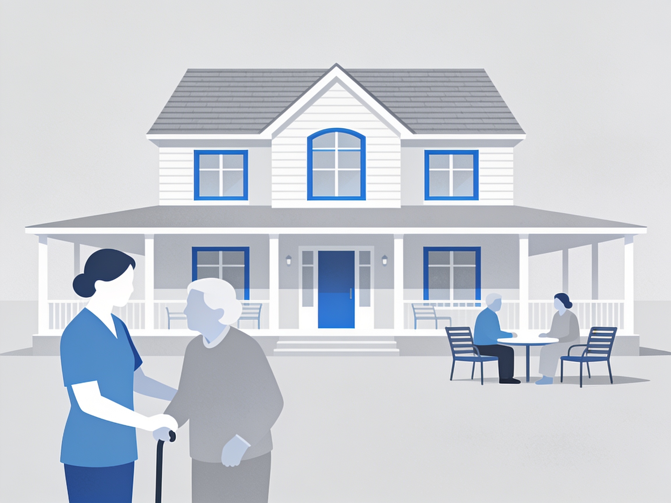 Residential Care — AI illustration
