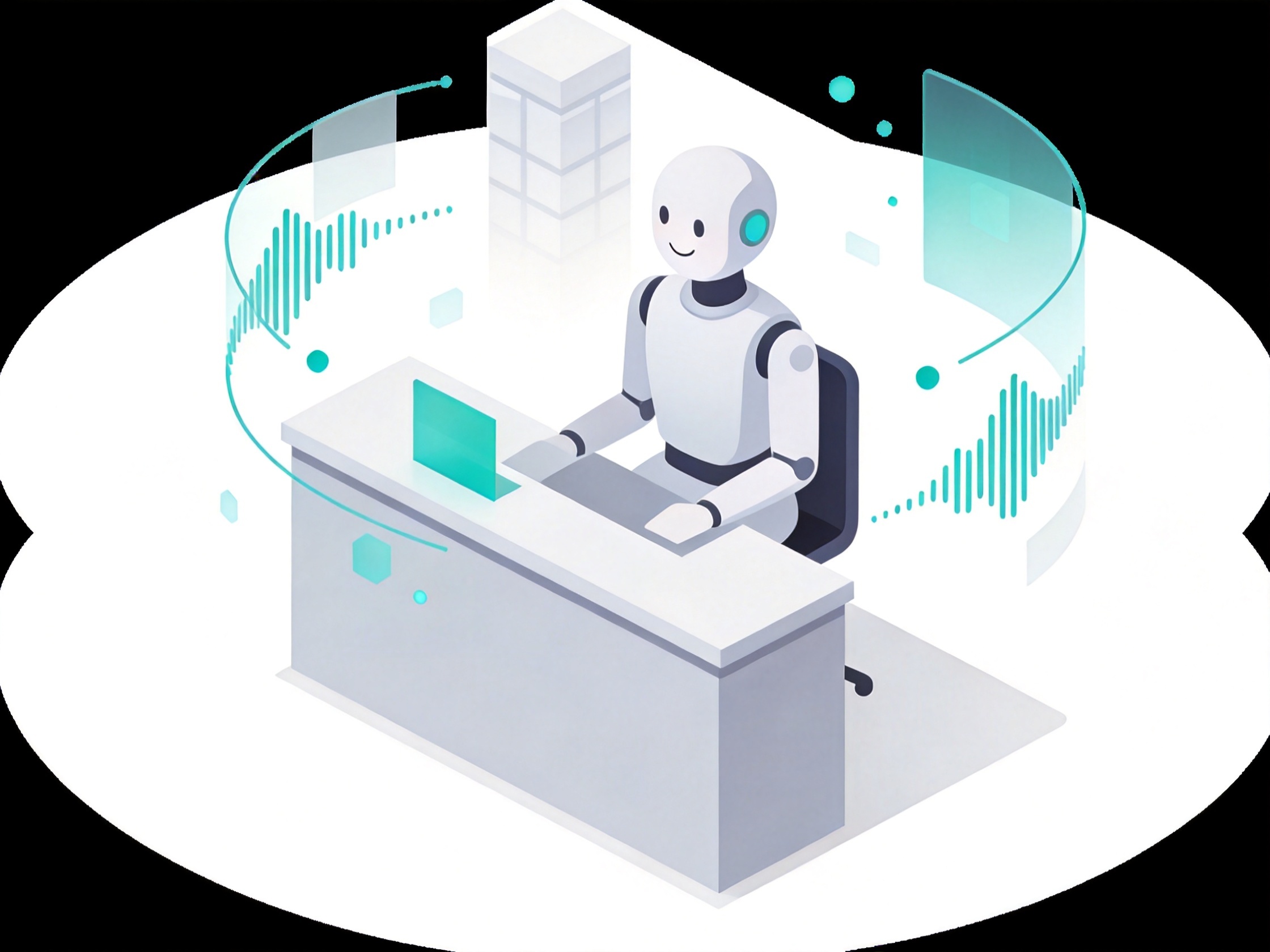 AI Receptionist — AI illustration