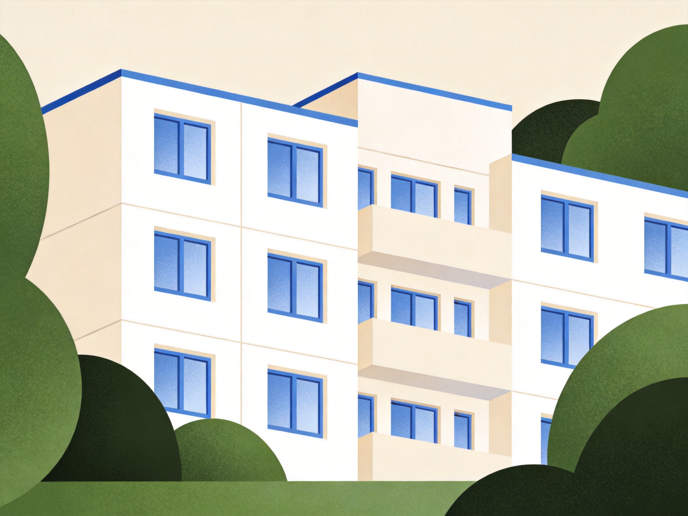 Residential Care Home — AI illustration
