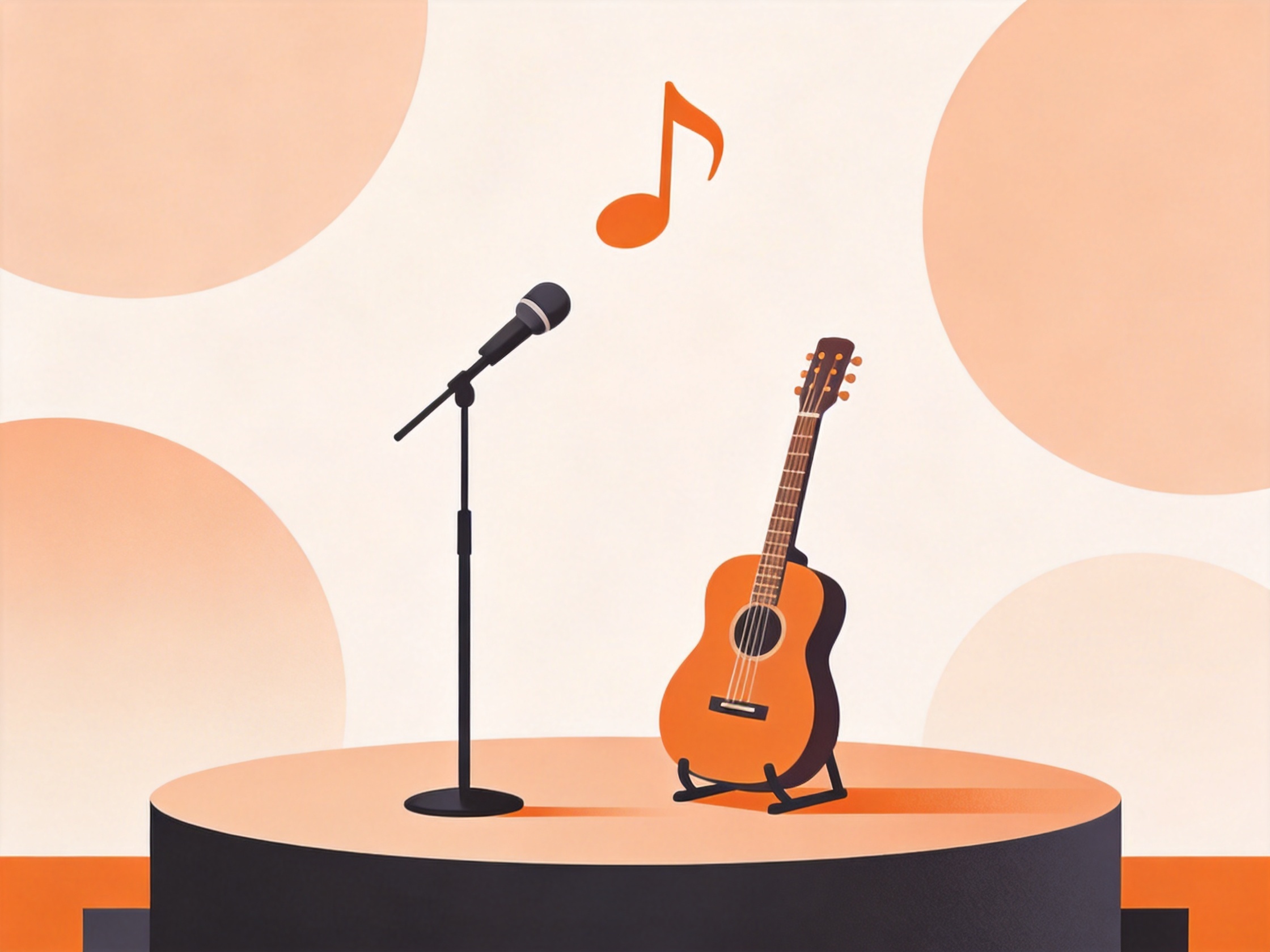 Live-Musik — AI illustration