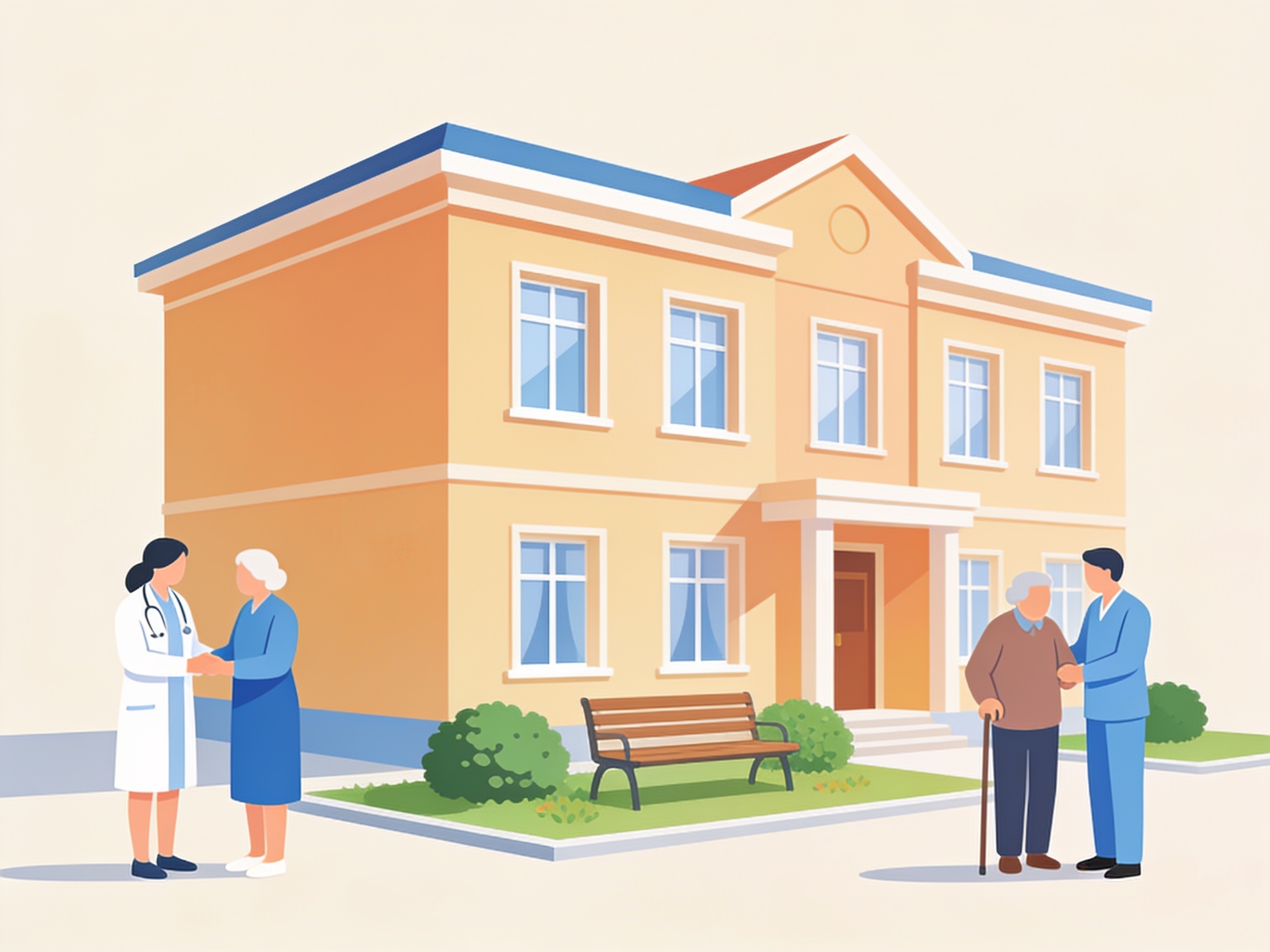 Residential Care — AI illustration