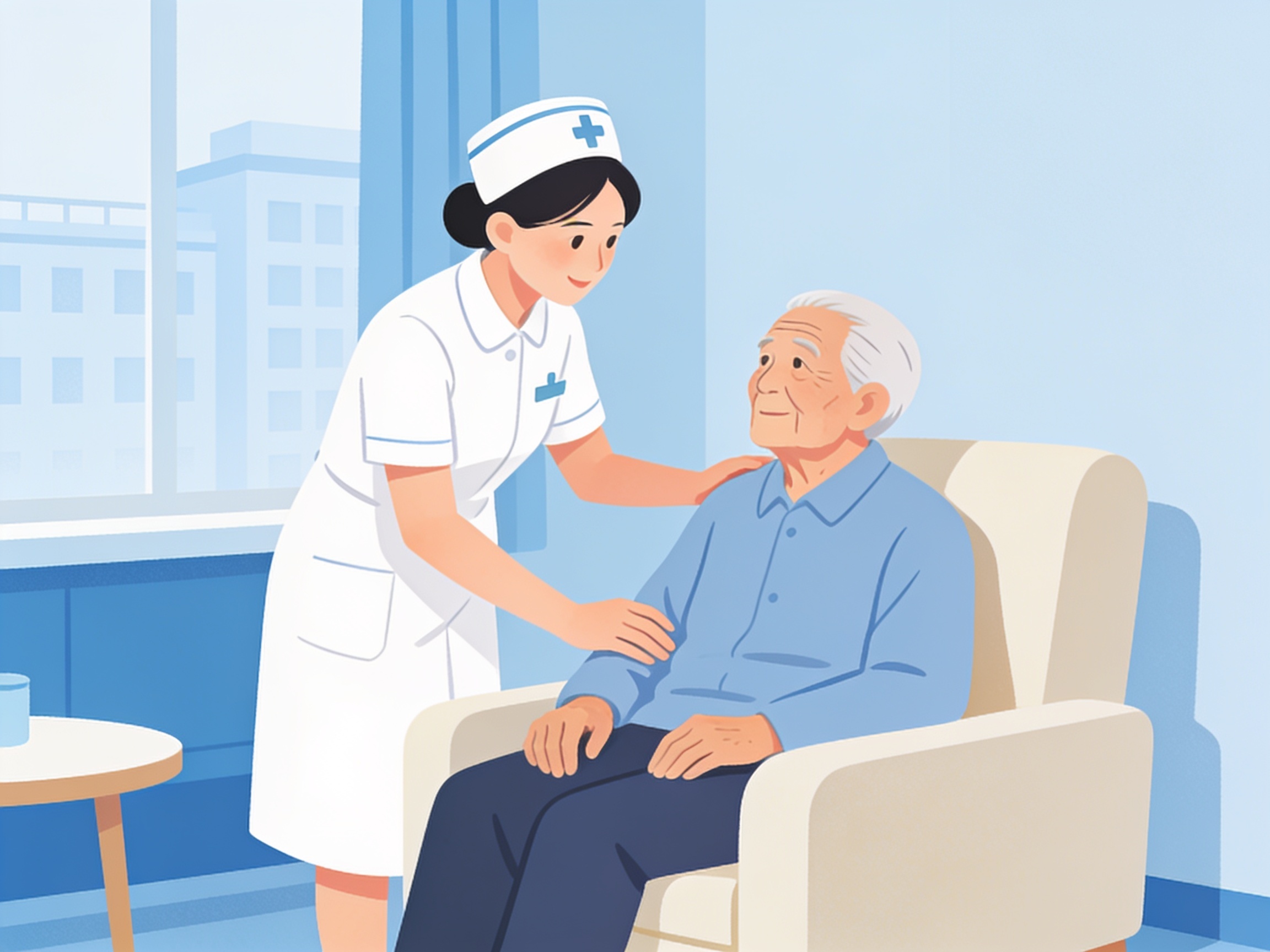 Nursing Care — AI illustration
