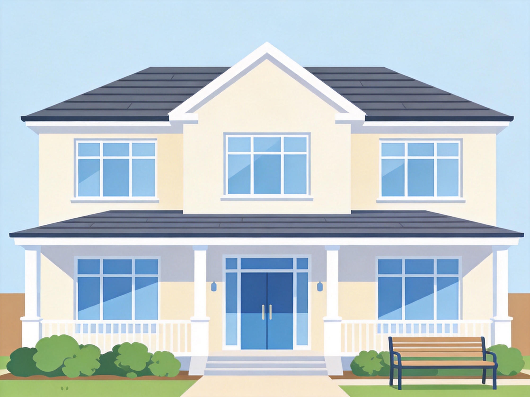 Residential Care Home — AI illustration