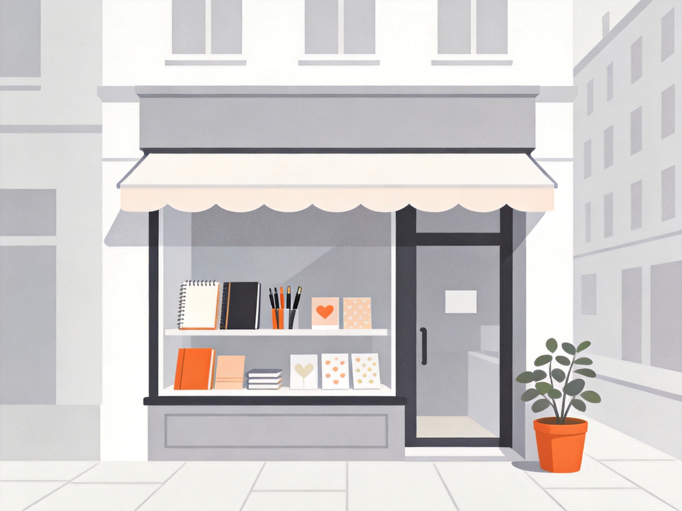 Papeterie — AI illustration