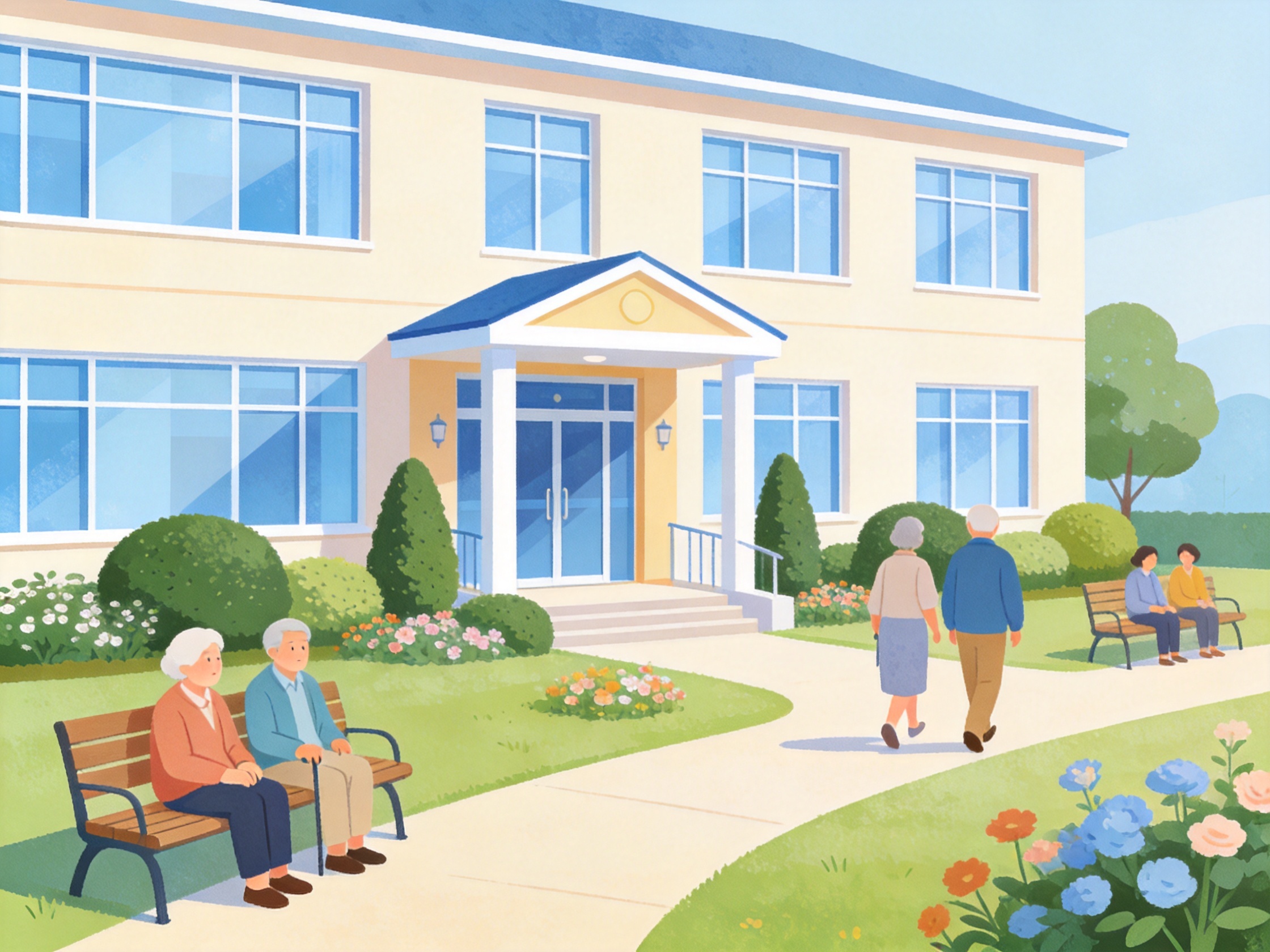 Nursing Home — AI illustration
