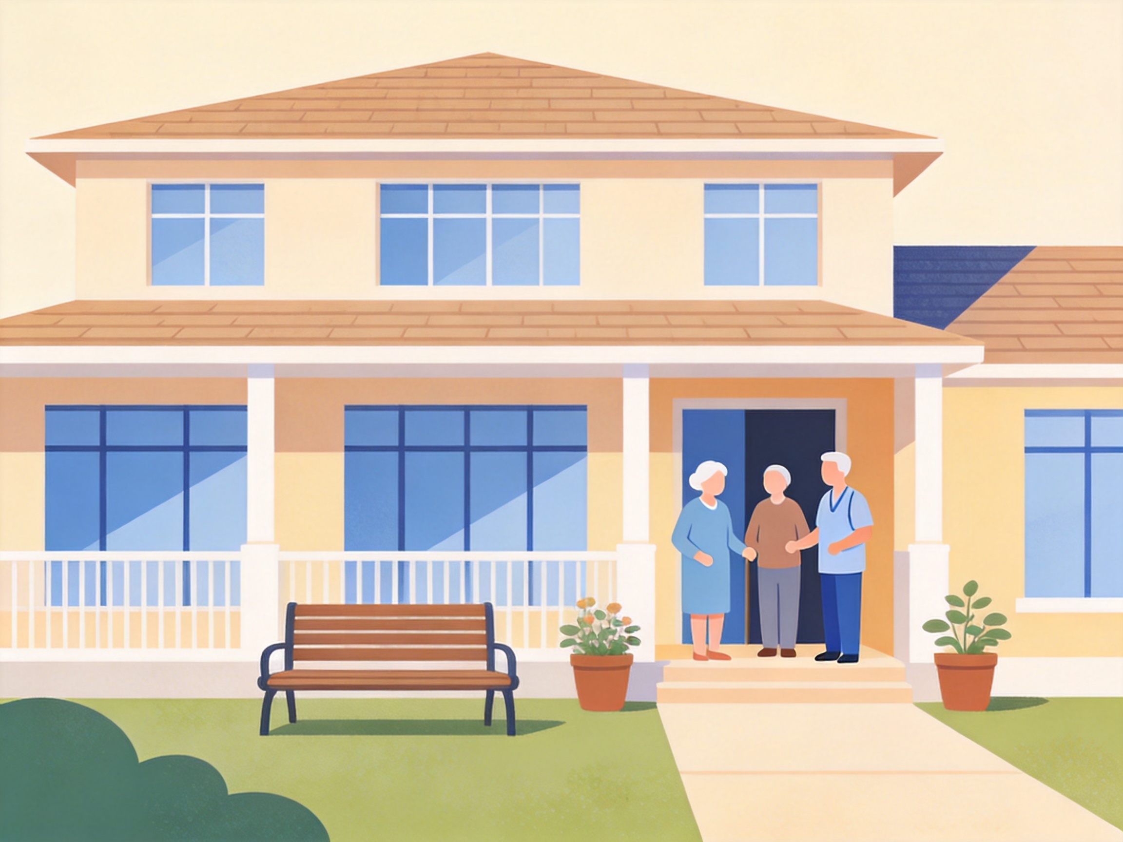 Residential Care — AI illustration