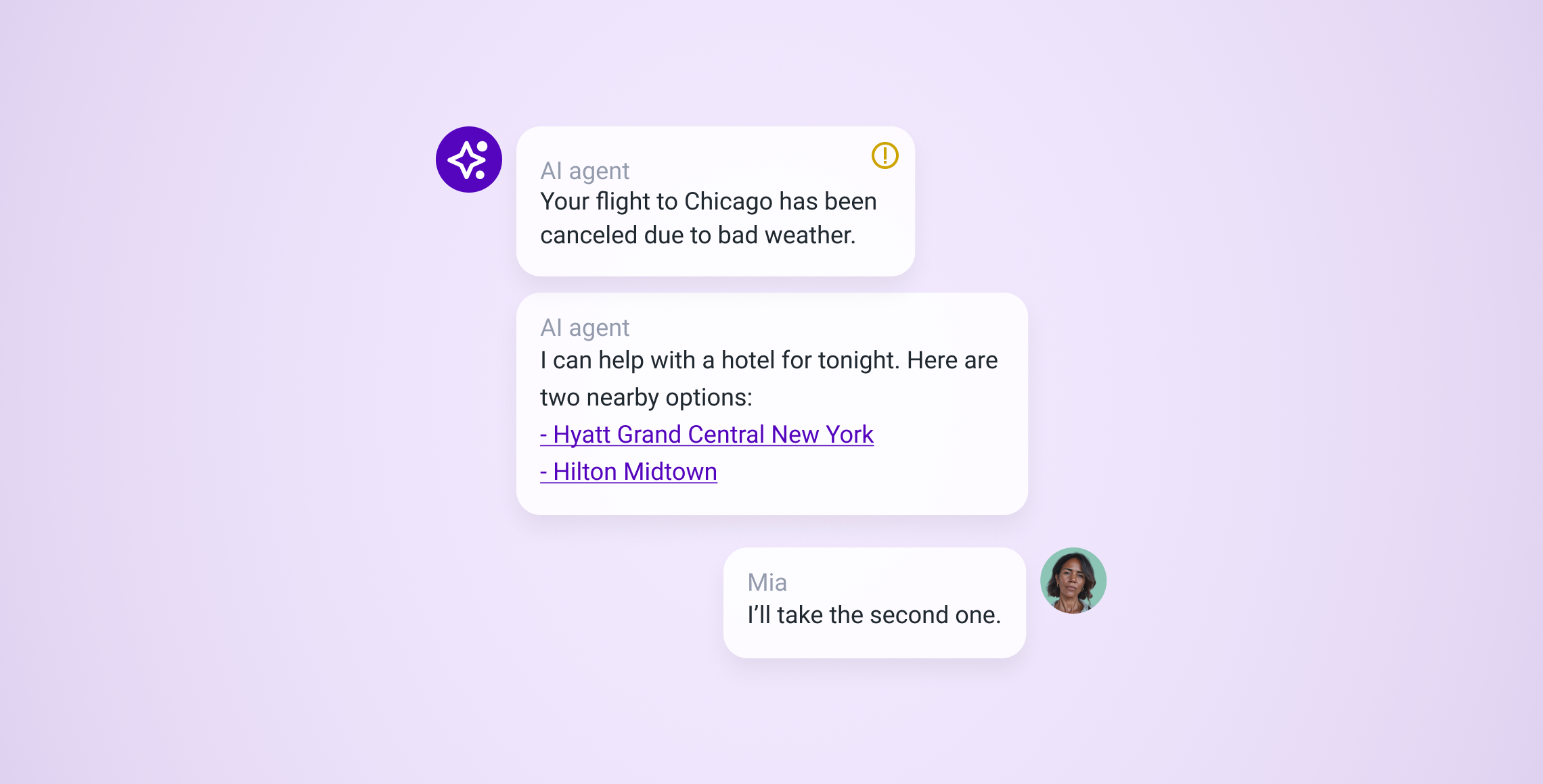 Proactive Travel Notifications Fallback