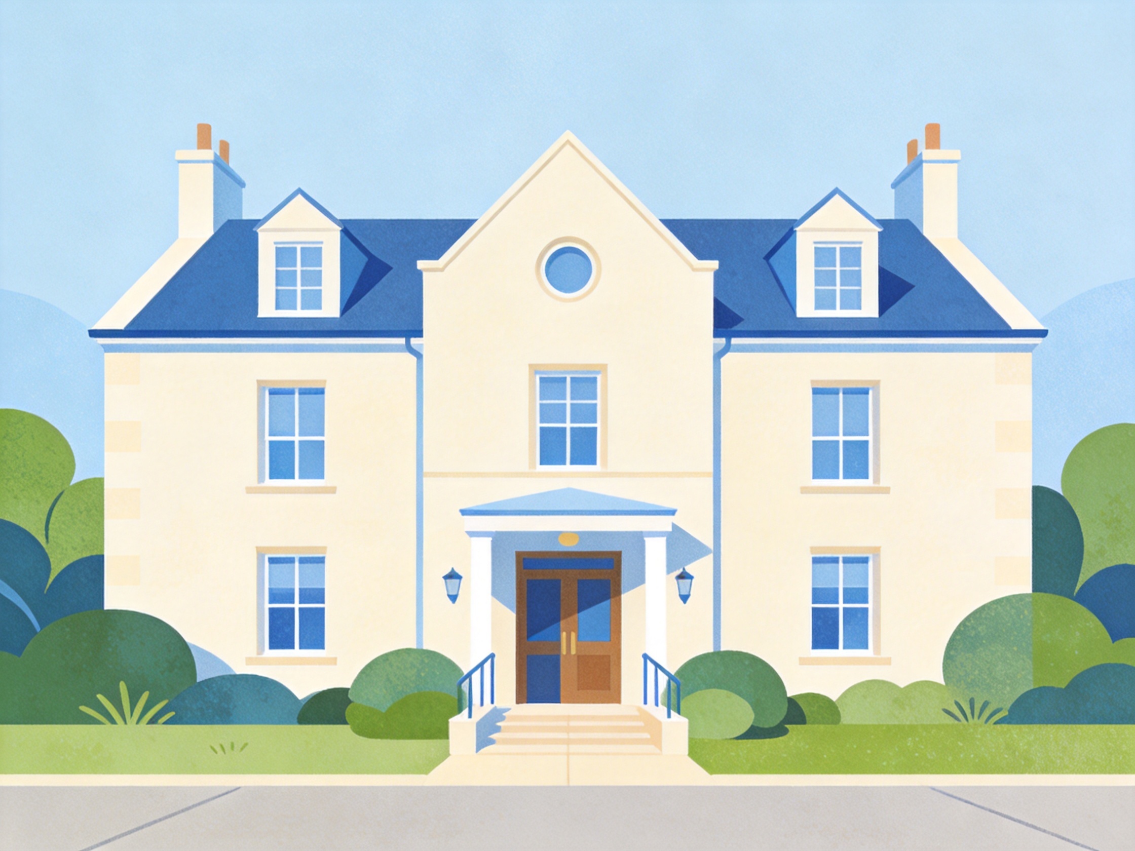 Residential Care Home — AI illustration