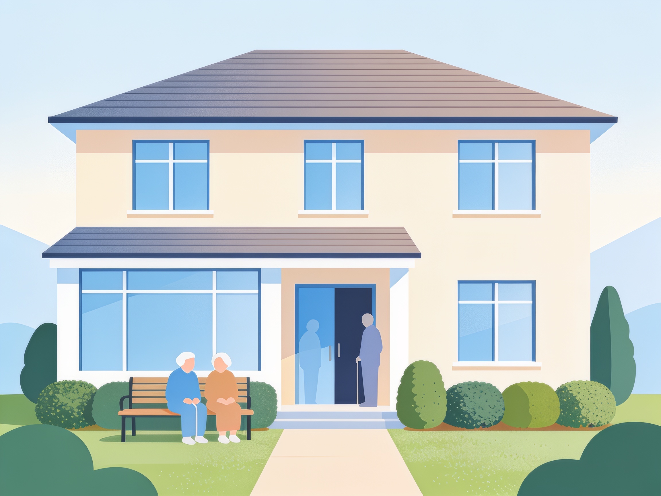 Residential Care — AI illustration