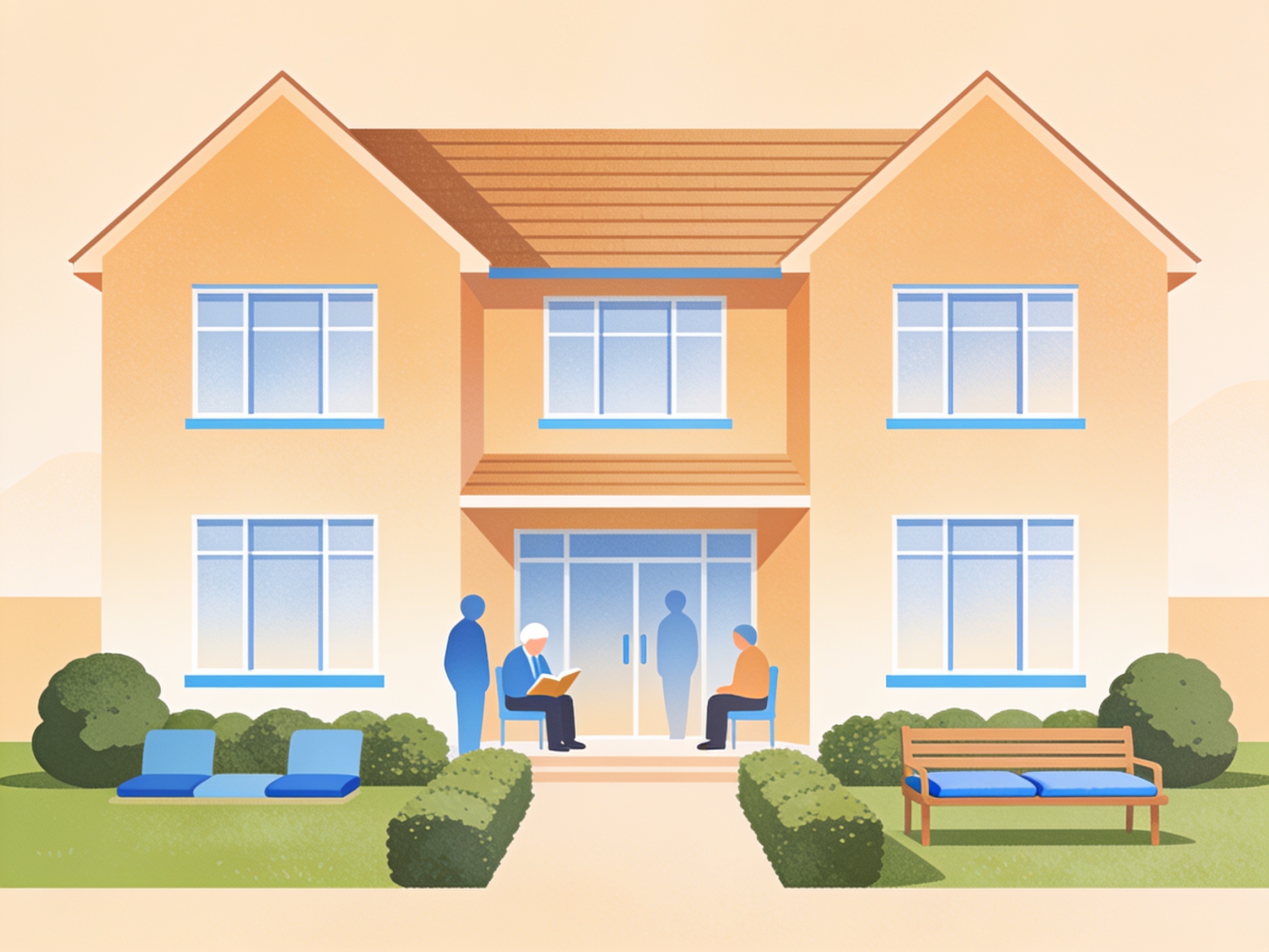 Residential Care — AI illustration