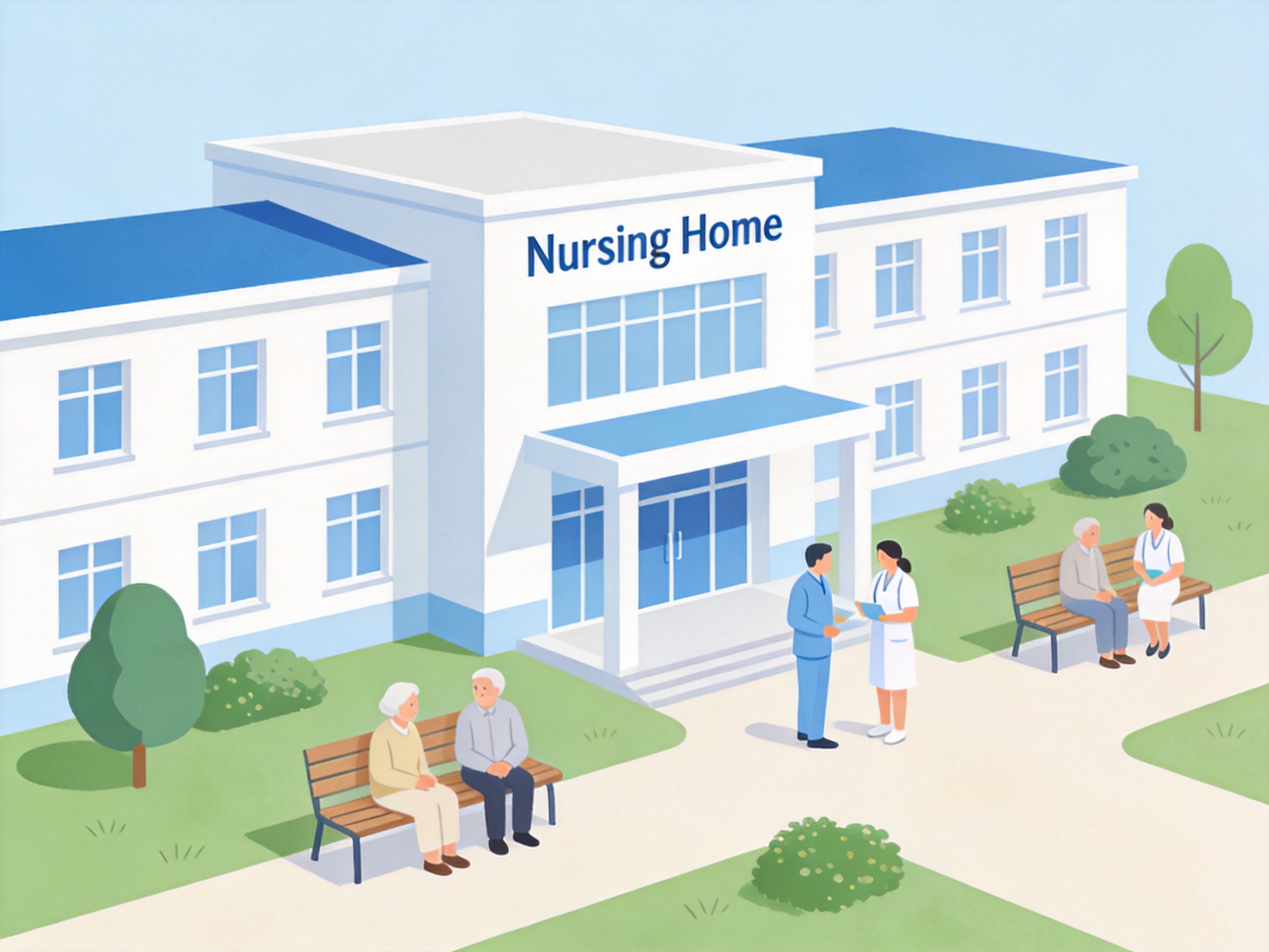 Nursing Home — AI illustration