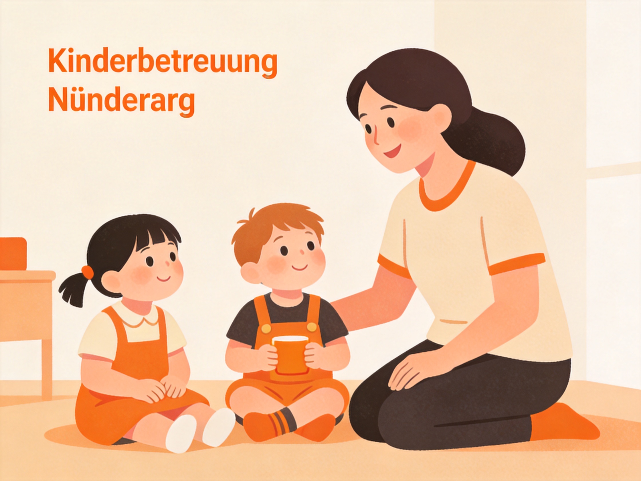 Kinderbetreuung — AI illustration