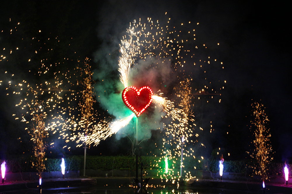 Hochzeitsfeuerwerk buchen