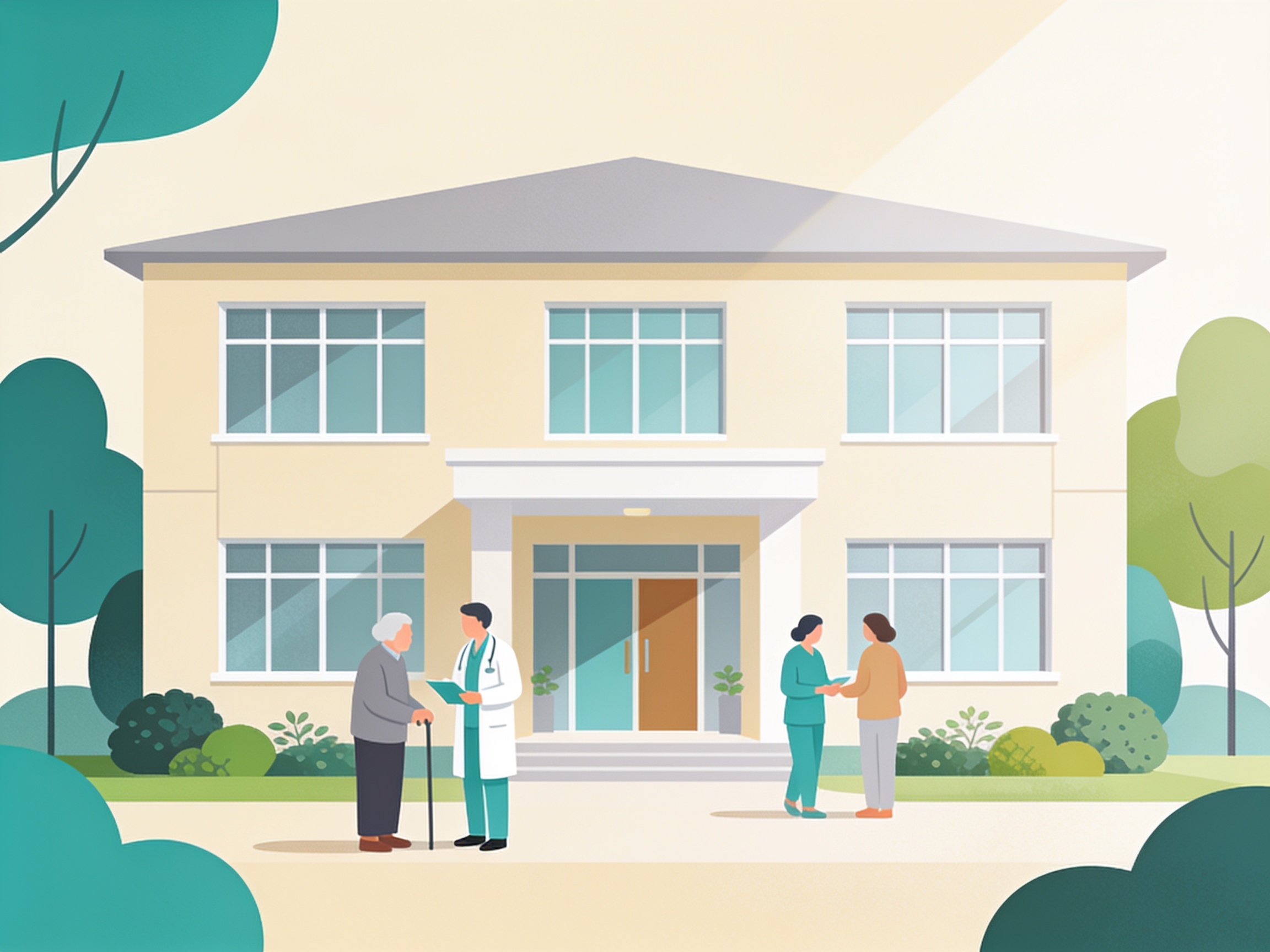 Residential Care — AI illustration