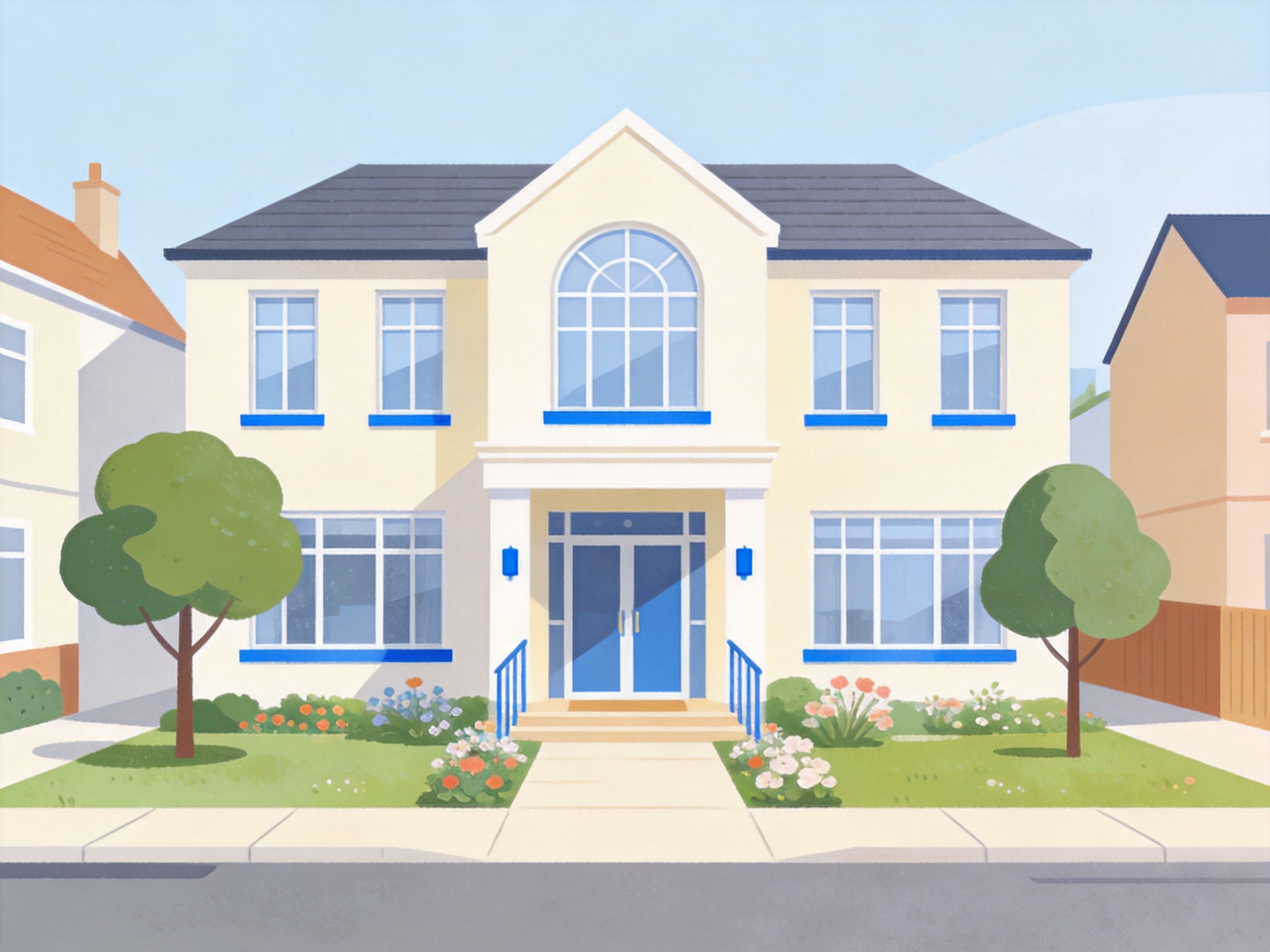 Residential Care Home — AI illustration